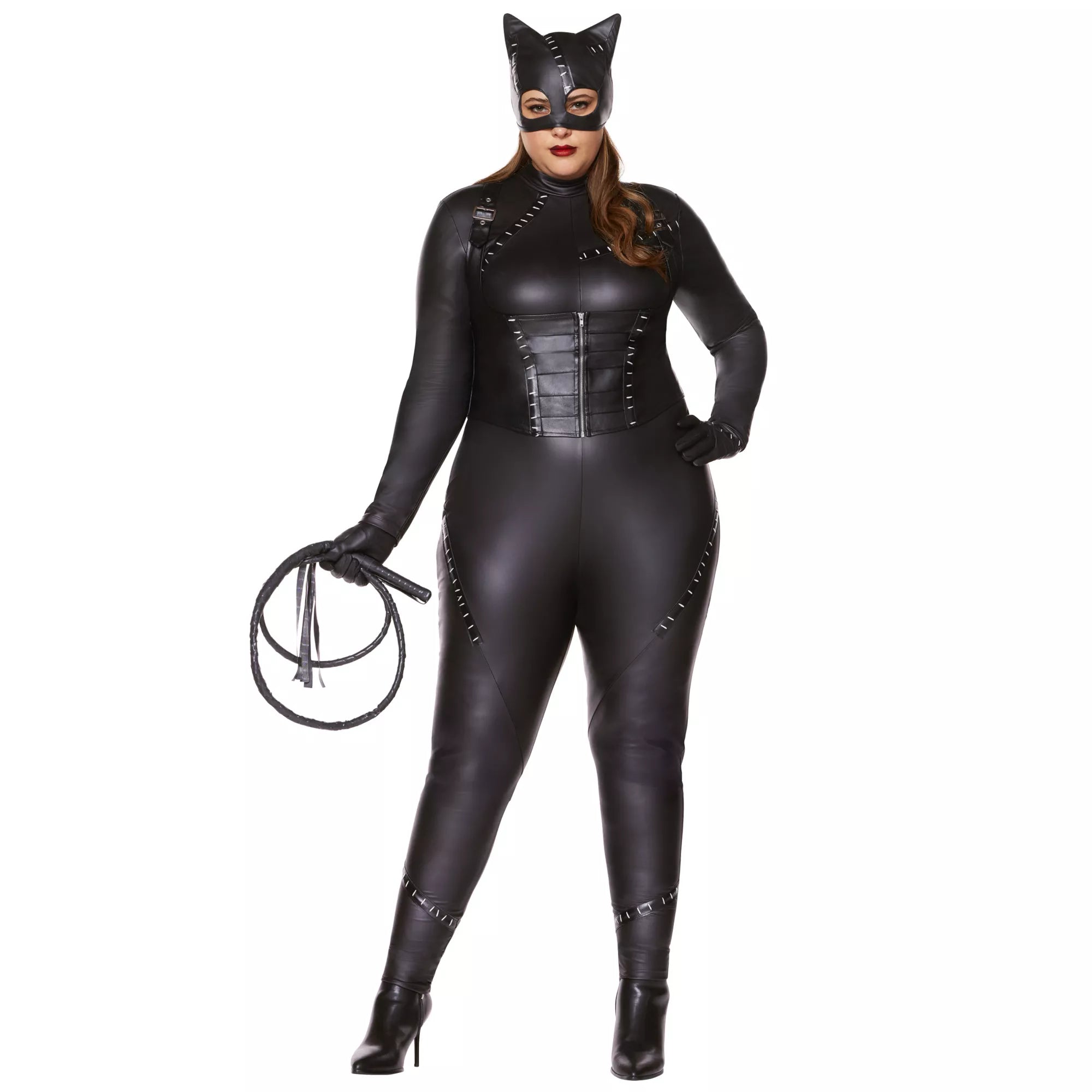 Adult Plus Size Catwoman The Signature Collection Costume - DC Villains