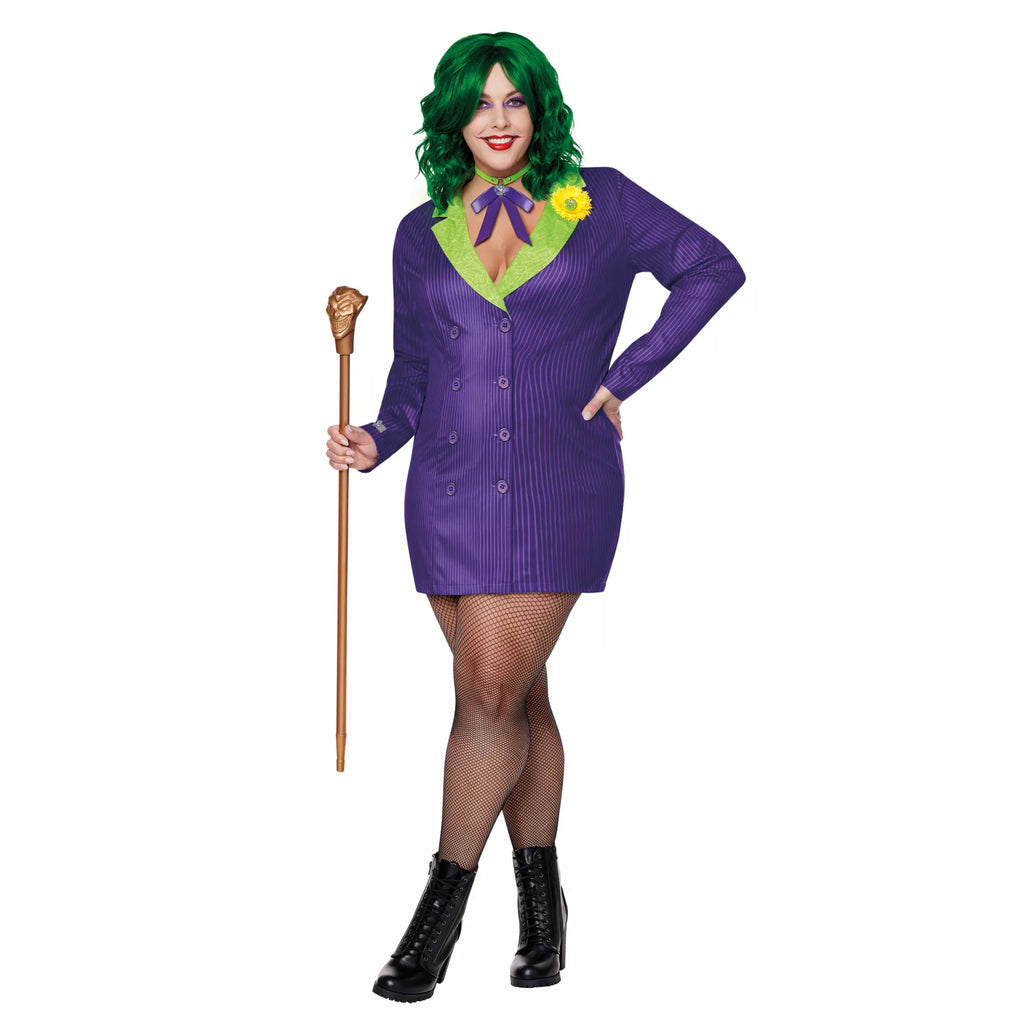 The Joker Blazer Plus Size Dress Costume - DC Villains