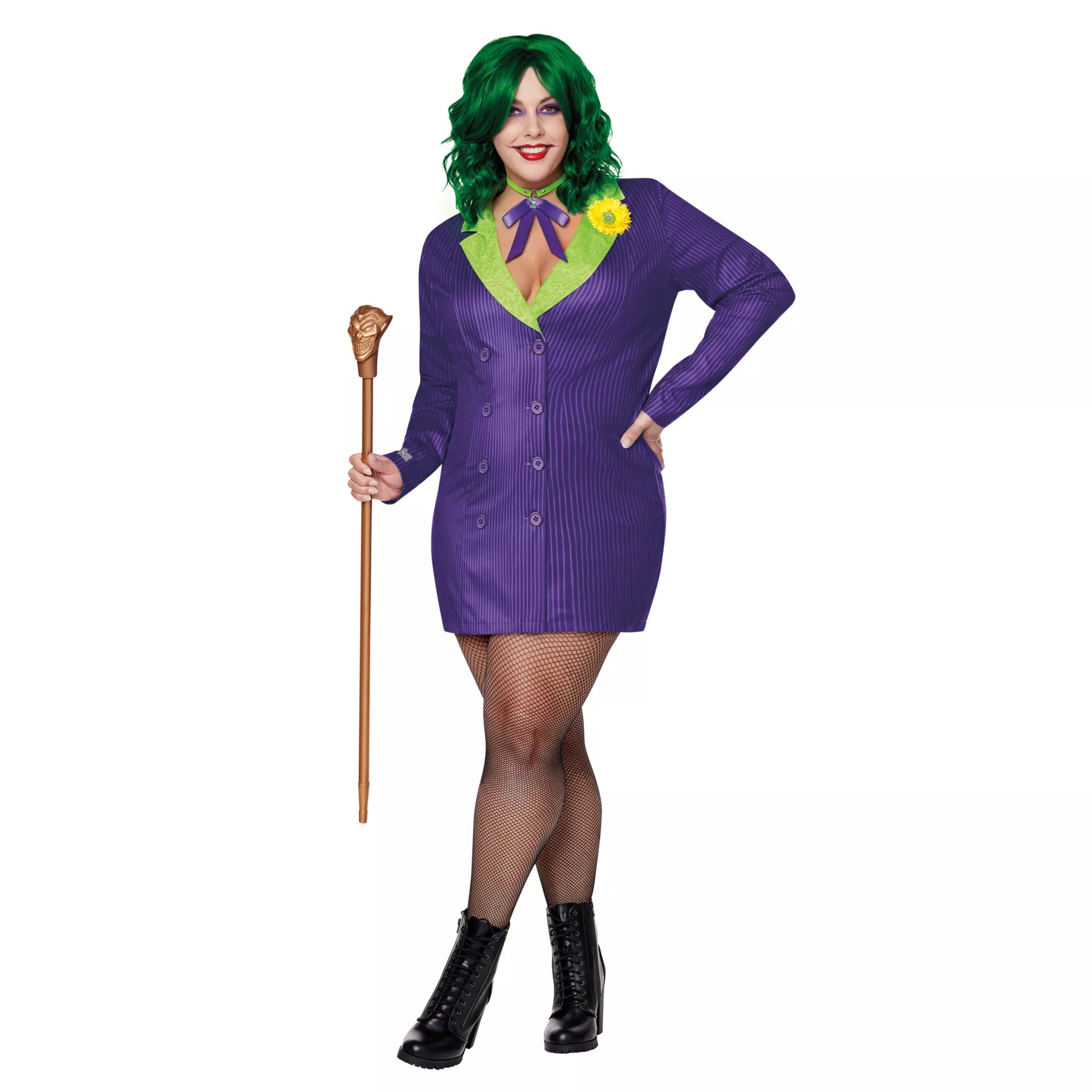 The Joker Blazer Plus Size Dress Costume - DC Villains