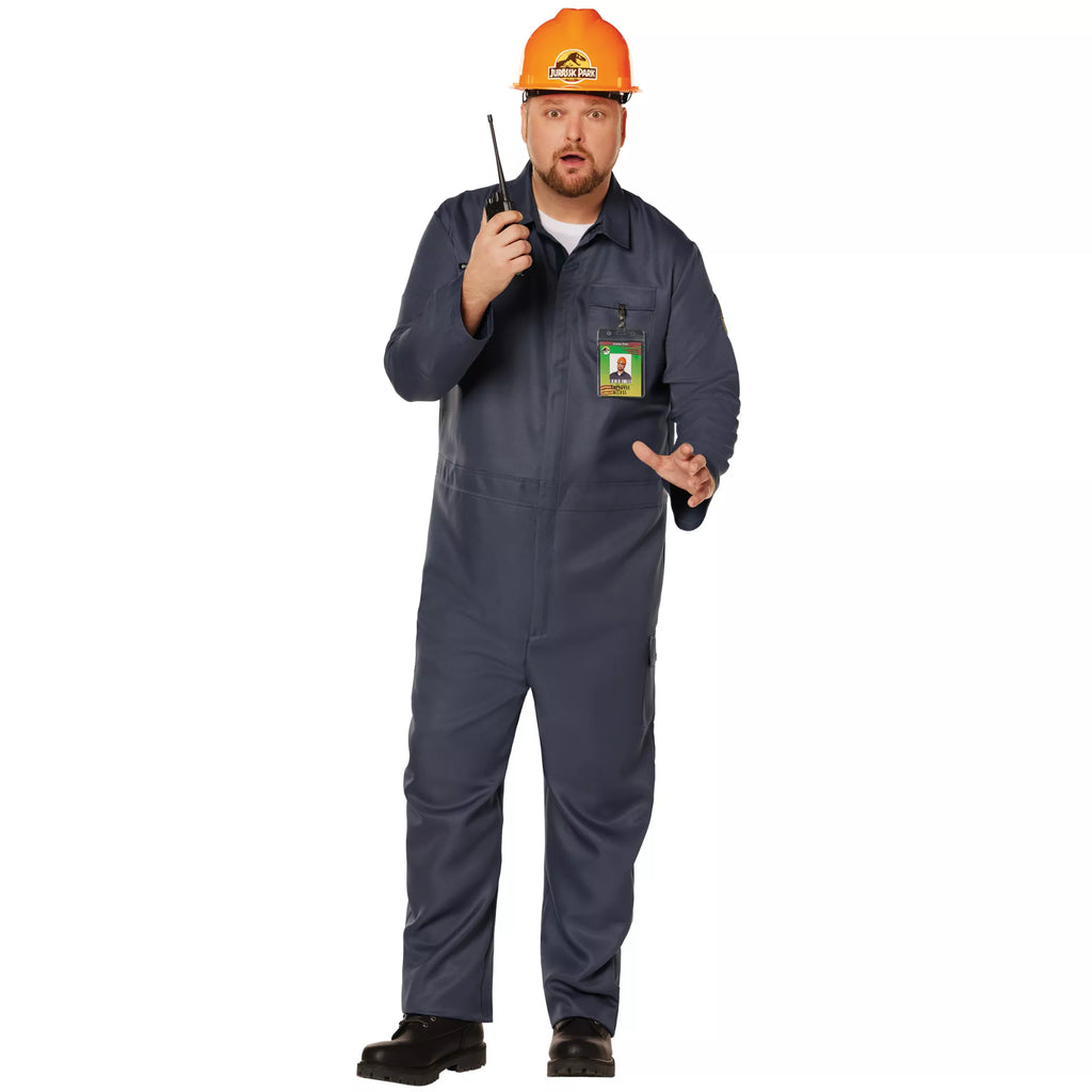 Adult Jurassic Park Crew Jumpsuit Costume
