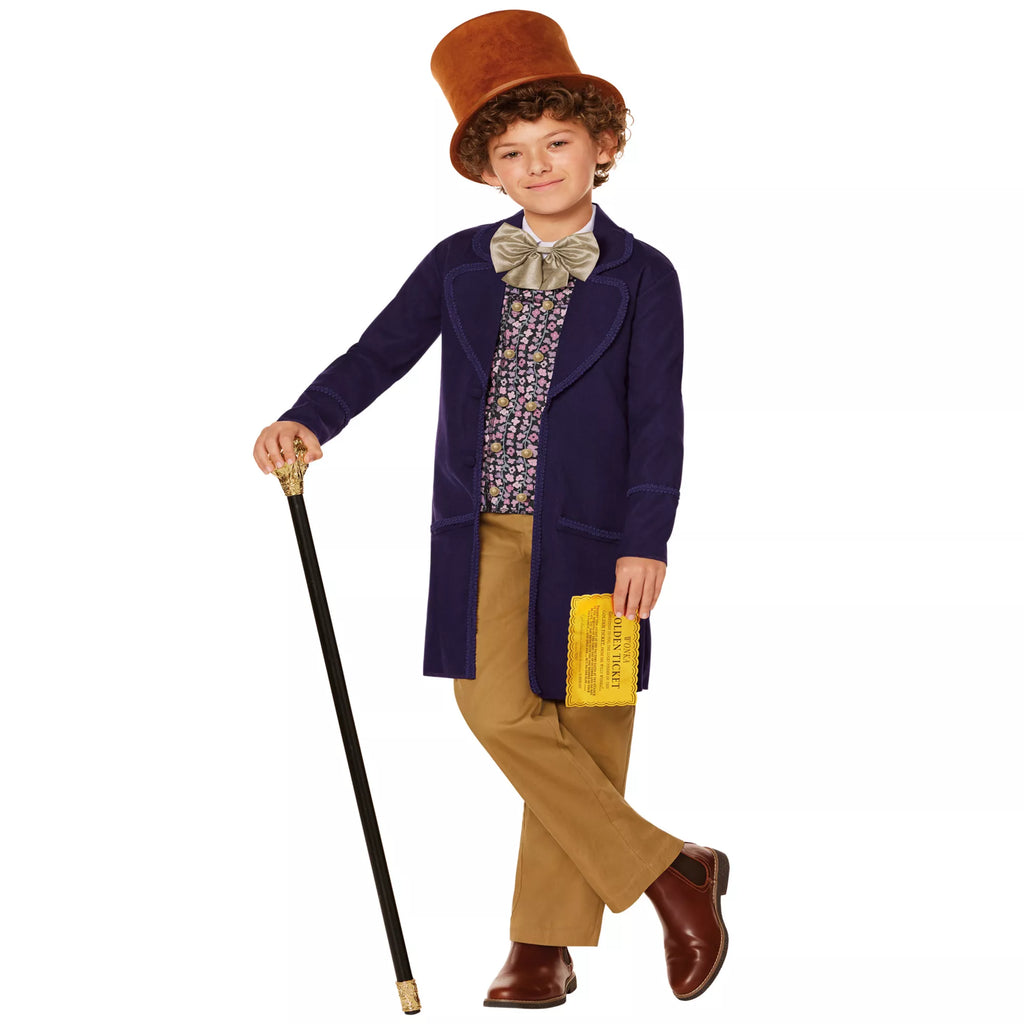 Kids Willy Wonka Costume - Willy Wonka and the Chocolate Factory