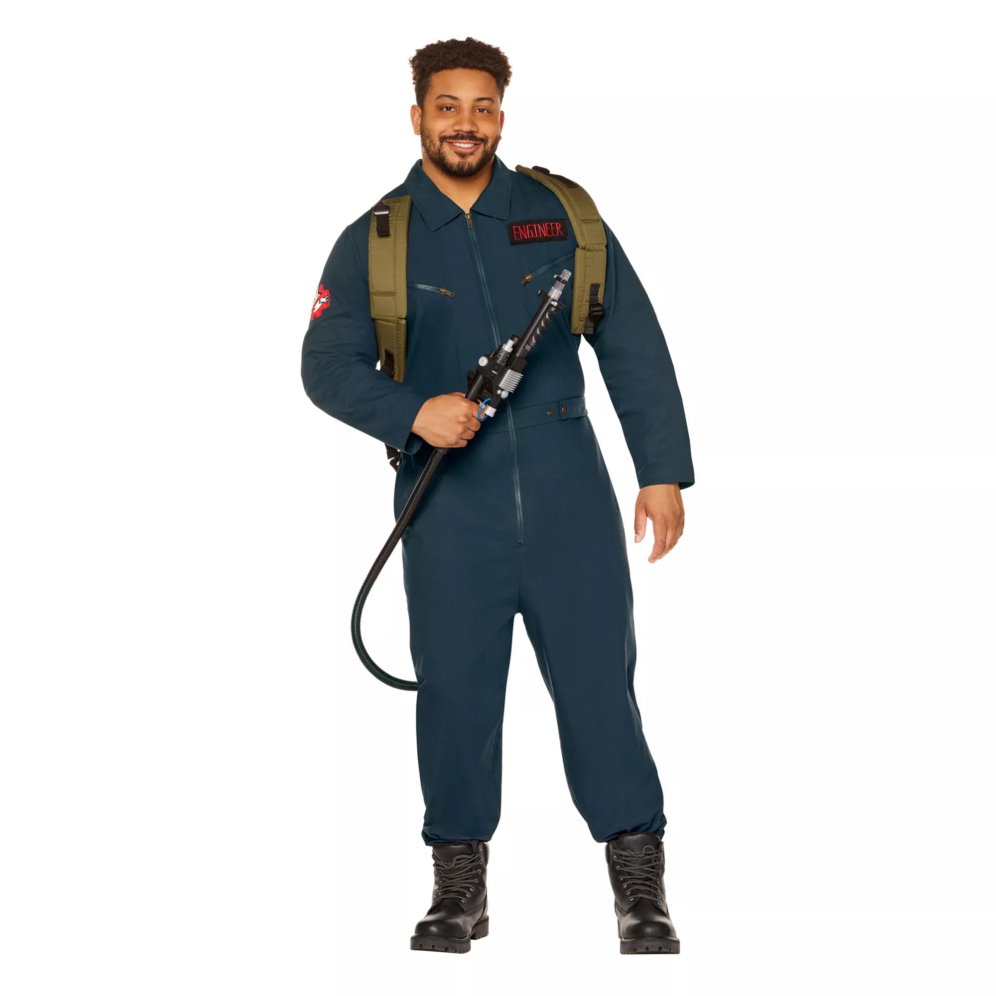 Adult Ghostbusters Engineer Plus Size Jumpsuit Costume