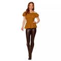 Adult Mustard Peasant Top