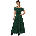 Adult Dark Green Peasant Dress