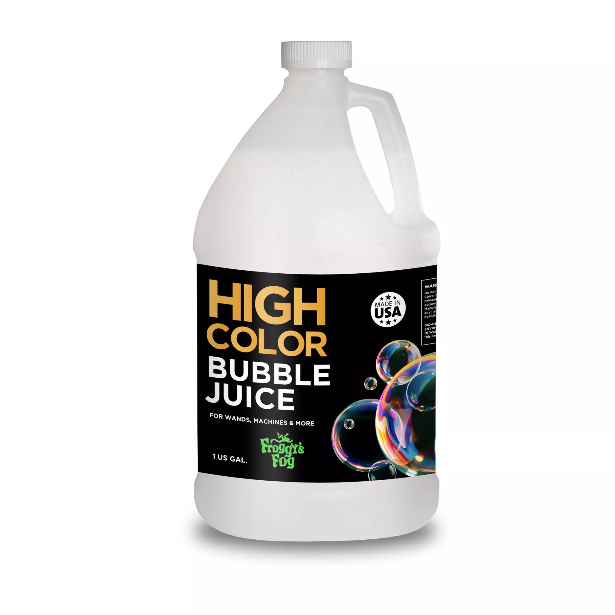 High Color Bubble Juice 1 Gallon - Froggy's Fog