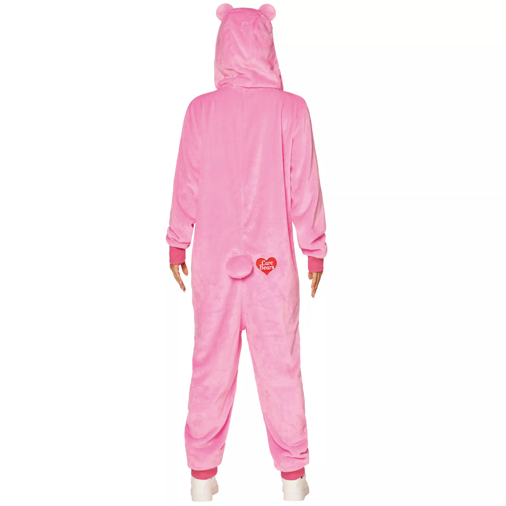 Adult Pink Cheer Bear Jumpsuit - Care Bears