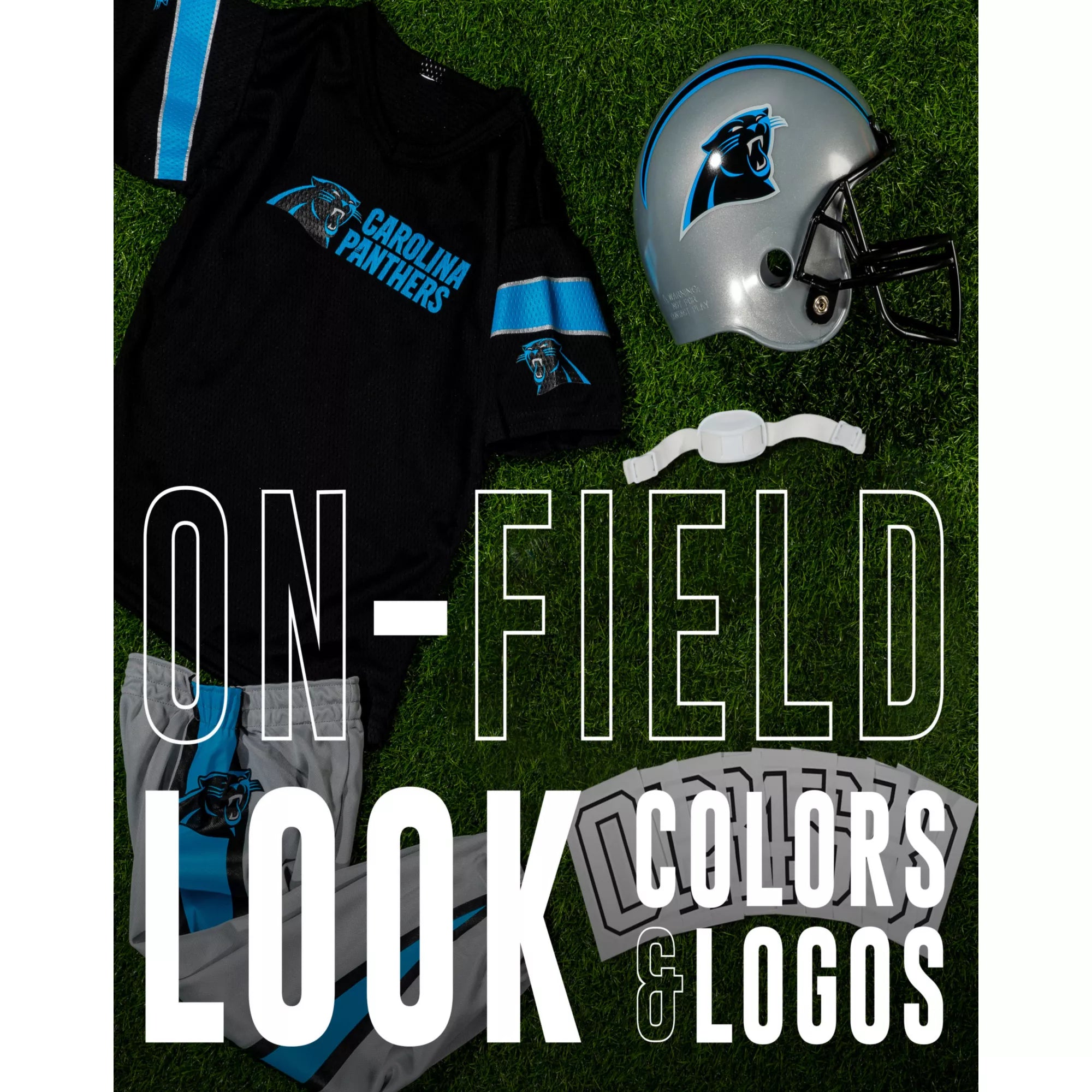 Kids Carolina Panthers NFL Uniform Costume Deluxe - Franklin Sports