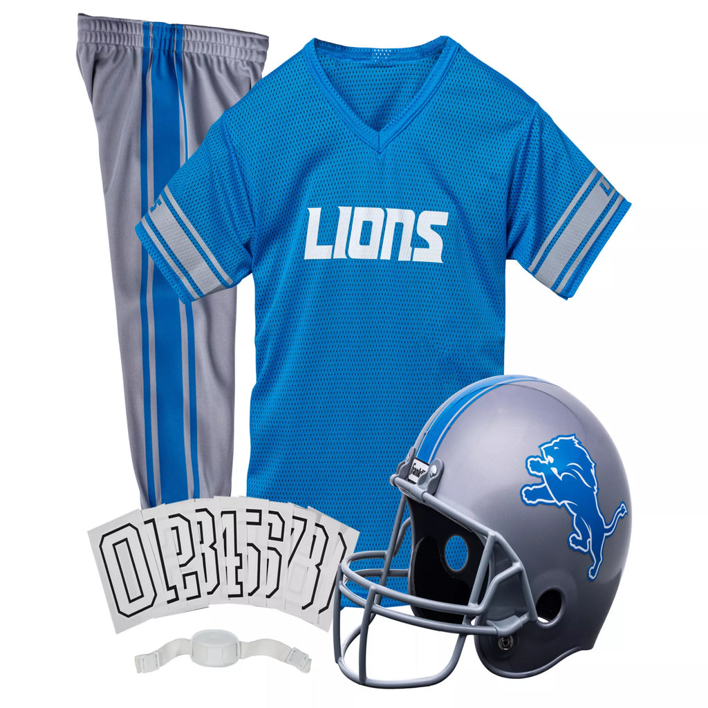 Kids Detroit Lions NFL Uniform Costume Deluxe - Franklin Sports