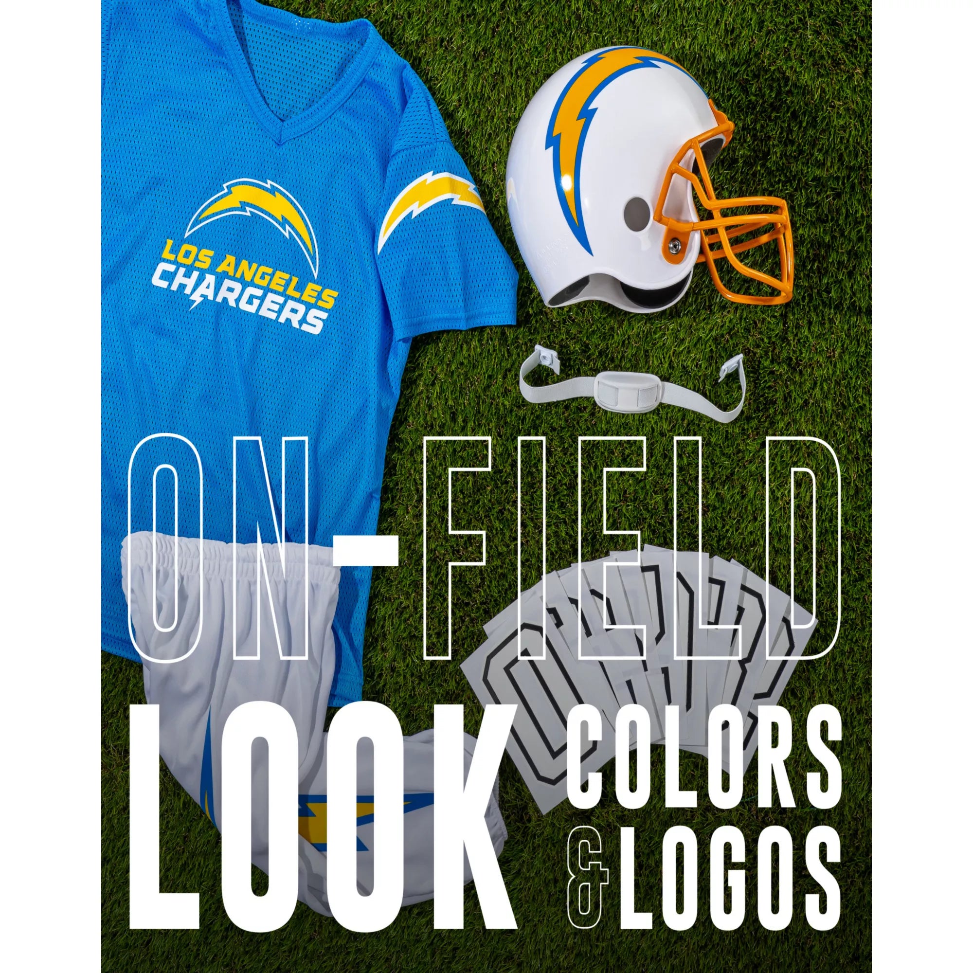 Kids Los Angeles Chargers NFL Uniform Costume Deluxe - Franklin Sports