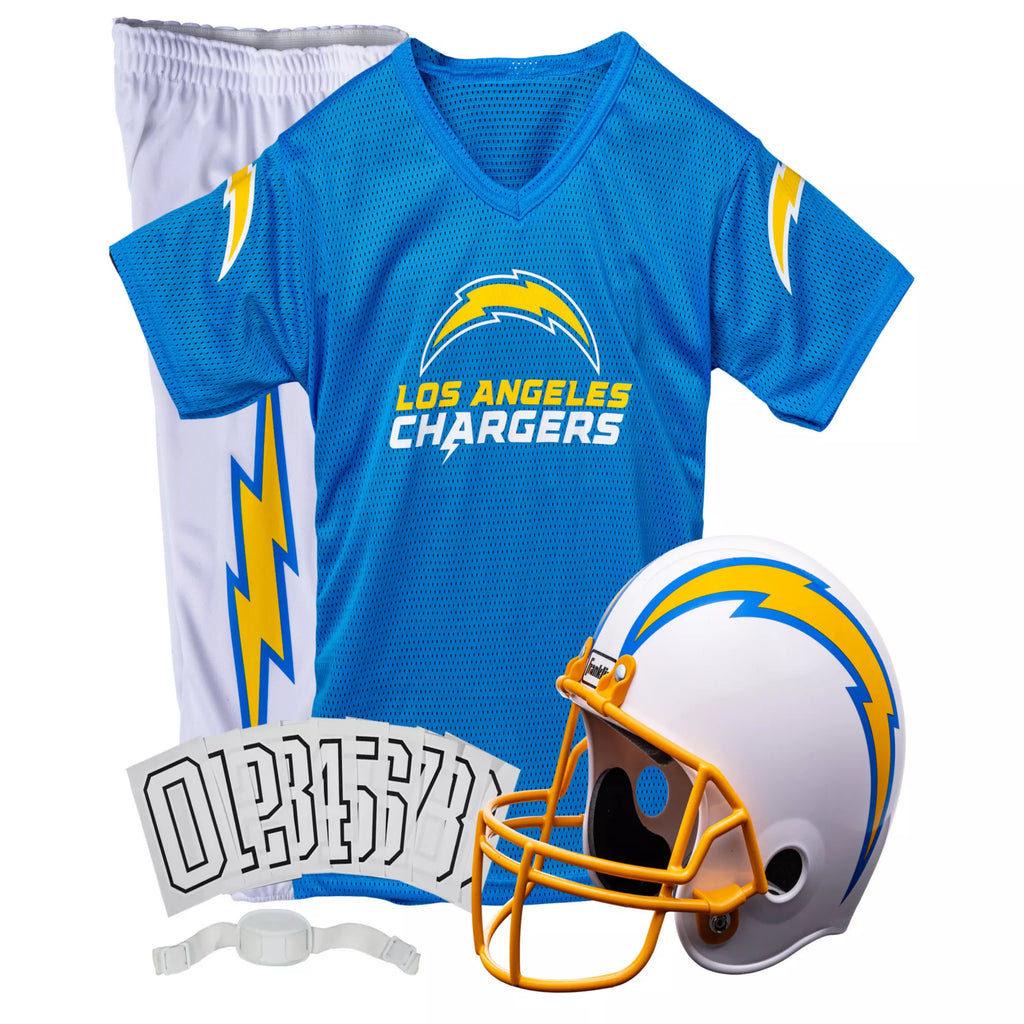 Kids Los Angeles Chargers NFL Uniform Costume Deluxe - Franklin Sports