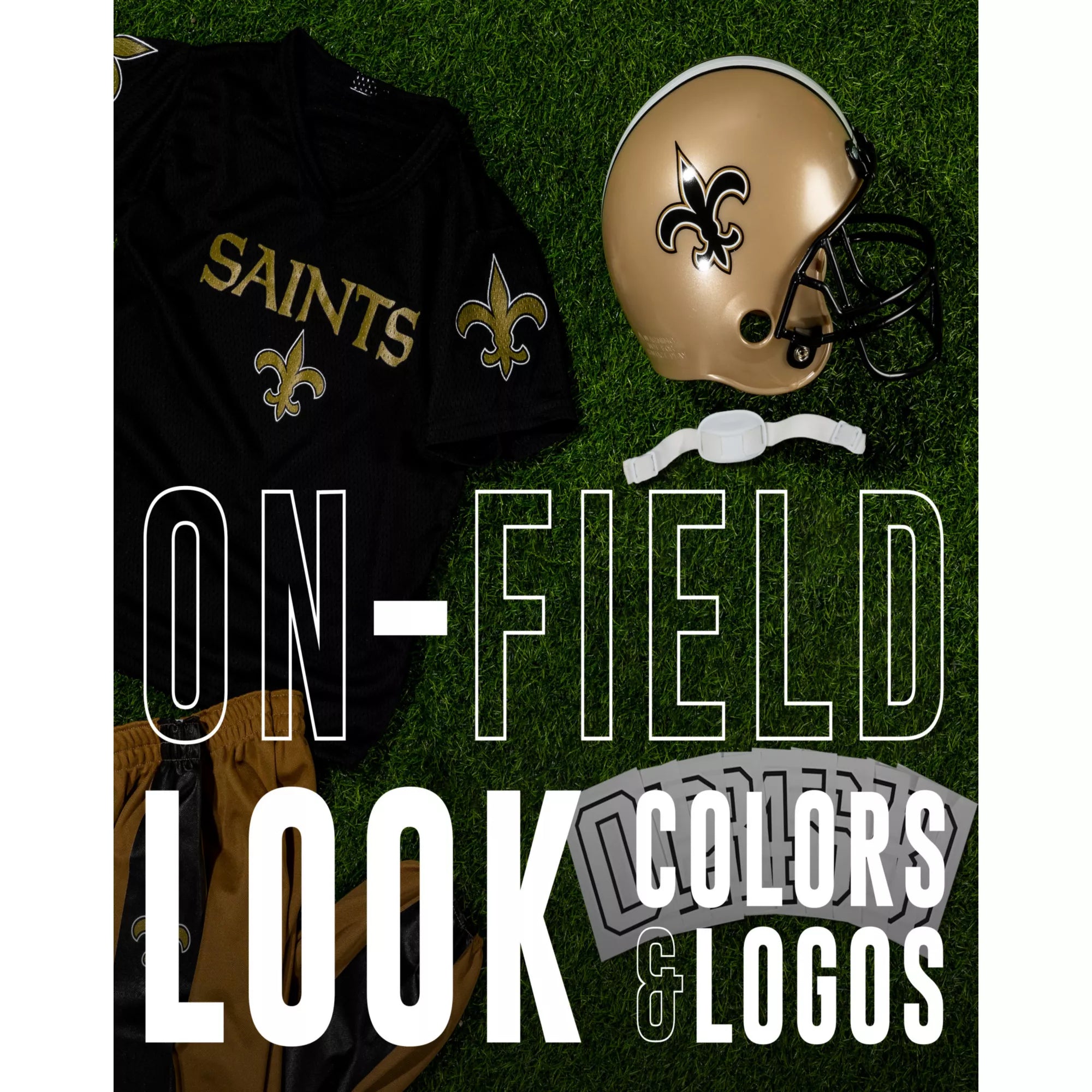 Kids New Orleans Saints NFL Uniform Costume Deluxe - Franklin Sports