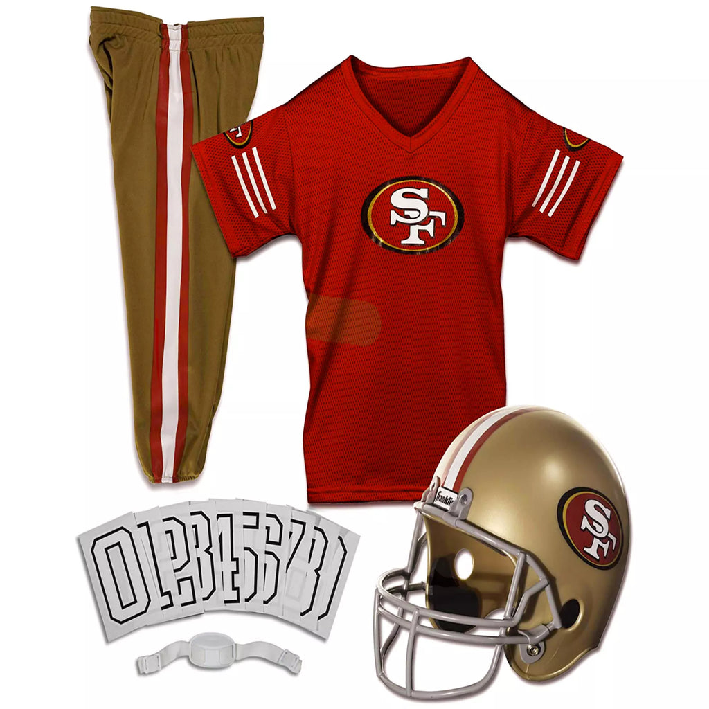 Kids San Francisco 49ers NFL Deluxe Uniform Costume - Franklin Sports