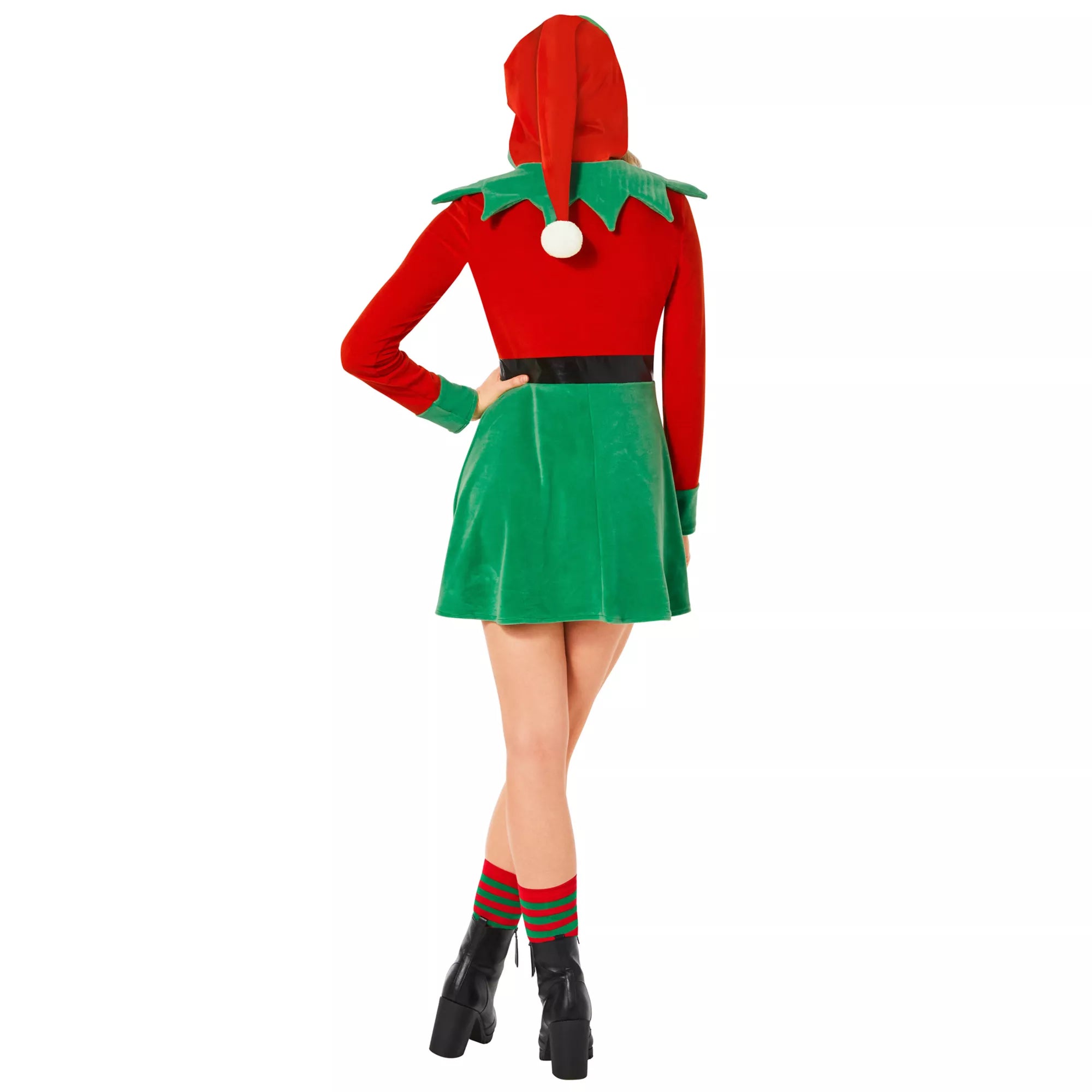 Adult Hooded Elf Dress Costume