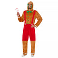 Adult Gingerbread Jumpsuit Costume