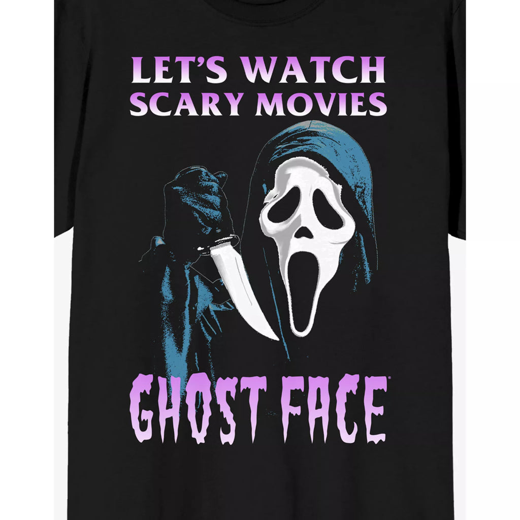 Ghost Face Let's Watch Scary Movies T Shirt