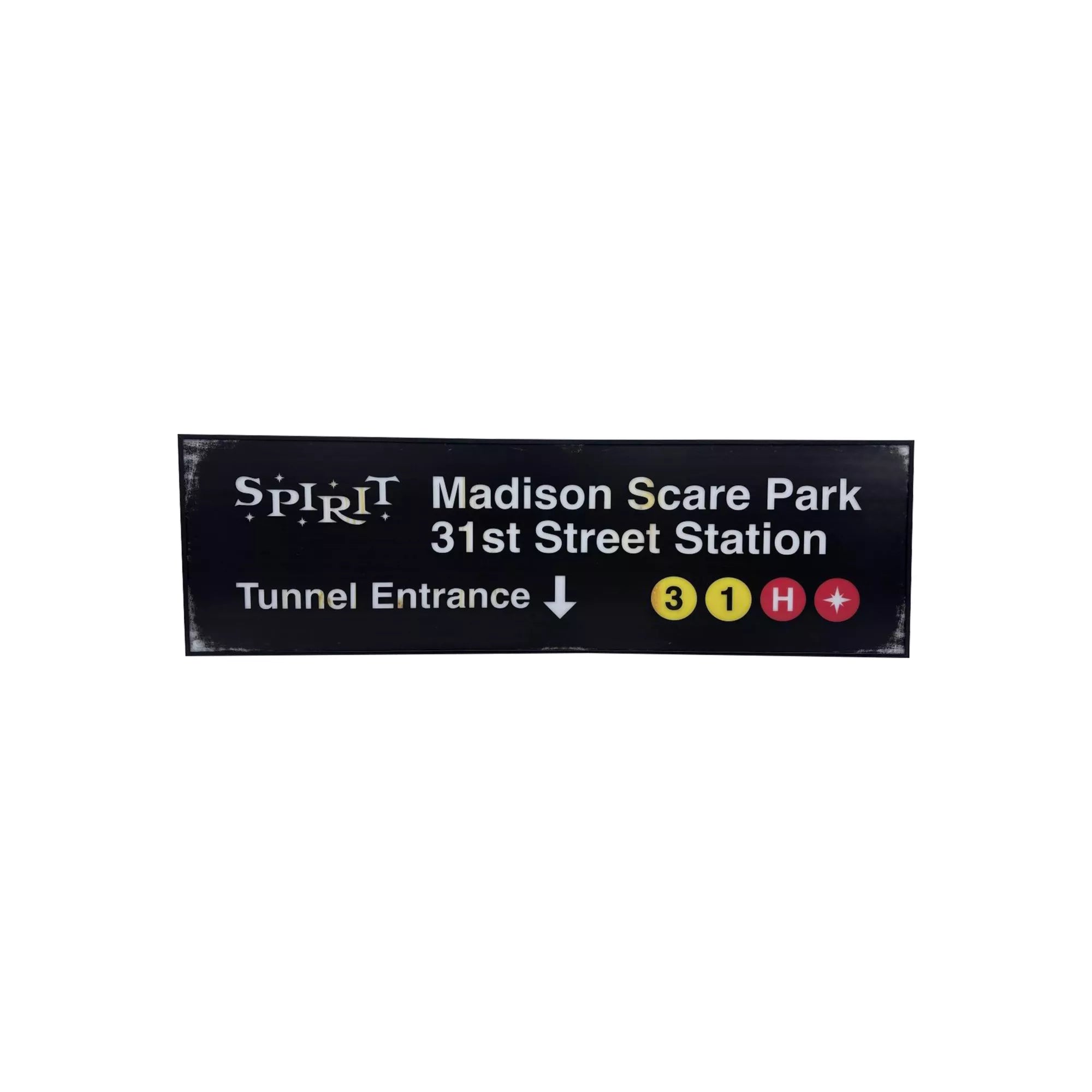 Light-Up Madison Scare Park 31st Street Station Sign