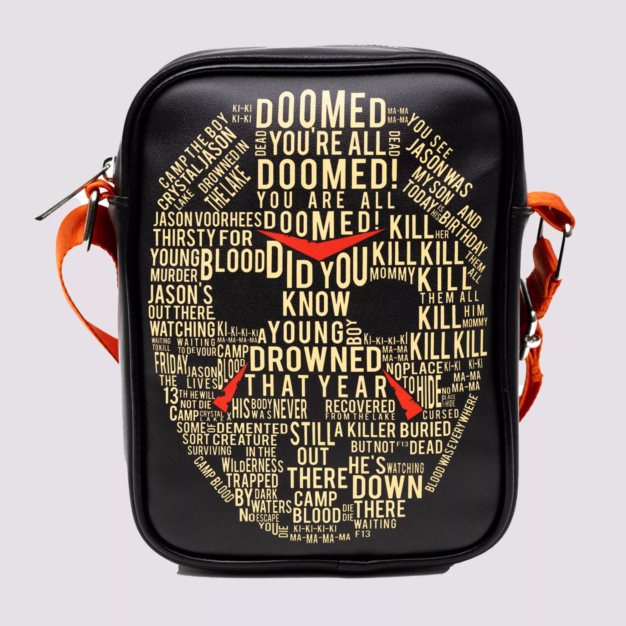 Buckle-Down Jason Voorhees Flat Crossbody Bag - Friday the 13th