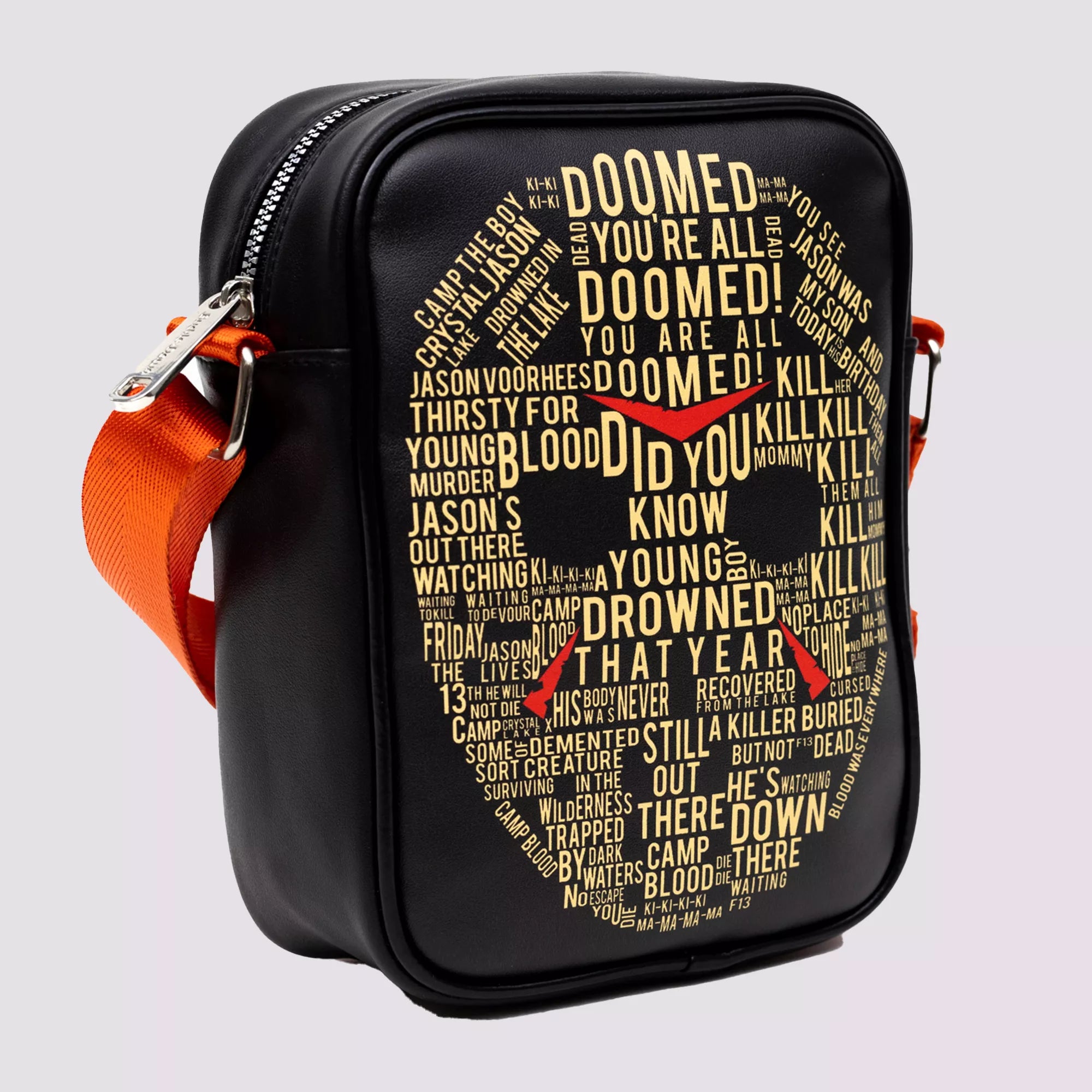 Buckle-Down Jason Voorhees Flat Crossbody Bag - Friday the 13th