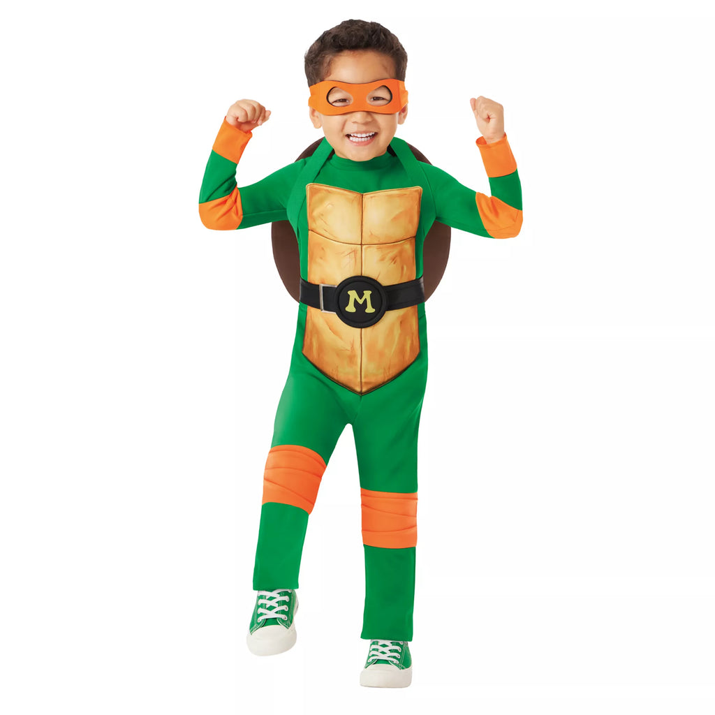 Toddler Michelangelo Jumpsuit Costume - TMNT Mutant Mayhem