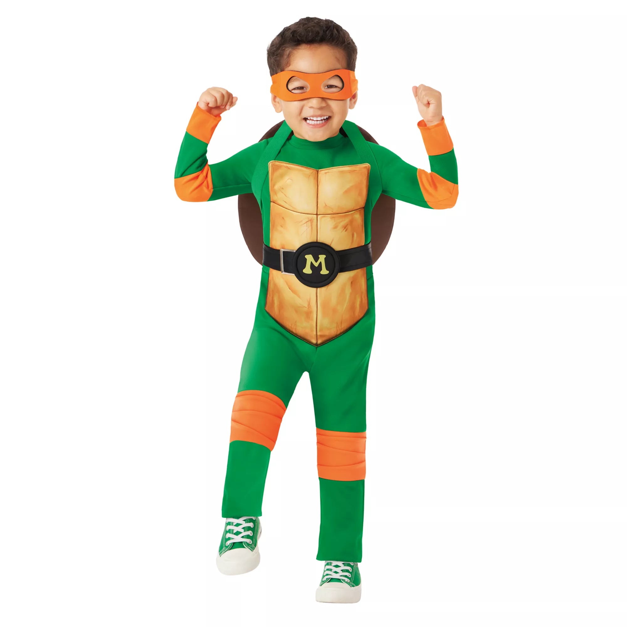 Toddler Michelangelo Jumpsuit Costume - TMNT Mutant Mayhem