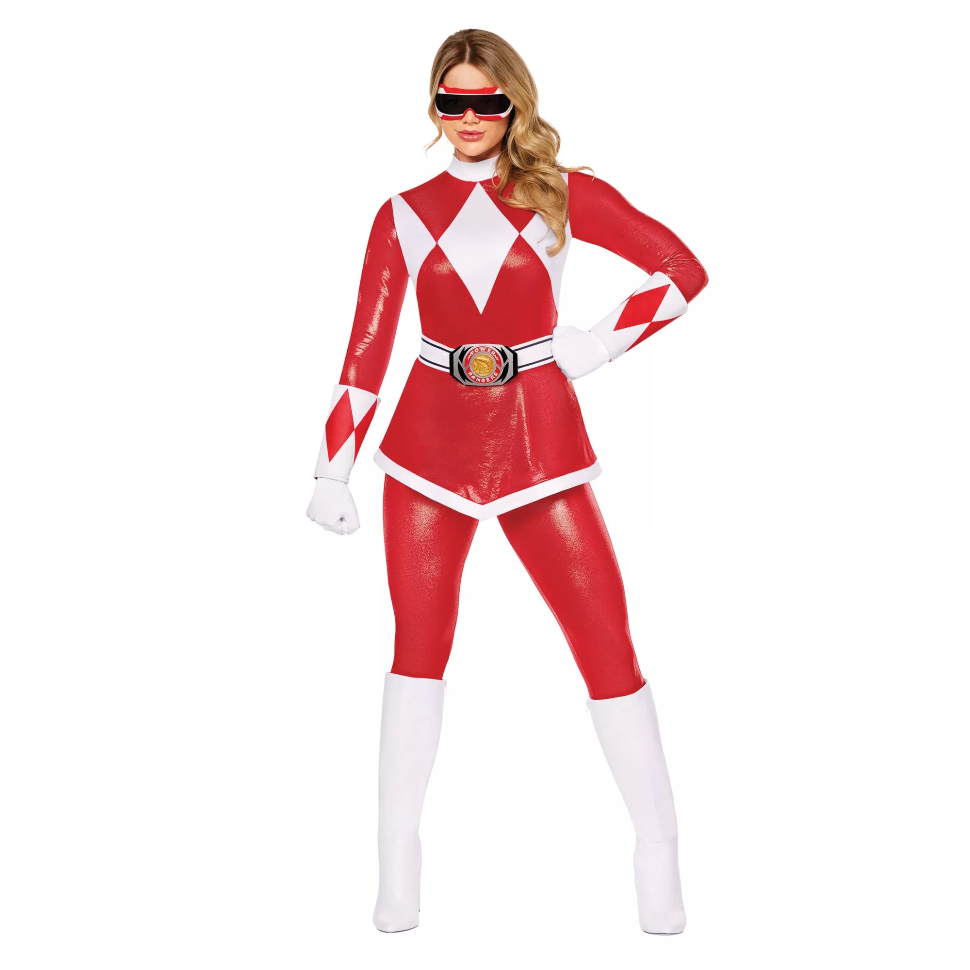 Adult Red Power Ranger Costume - Mighty Morphin Power Rangers