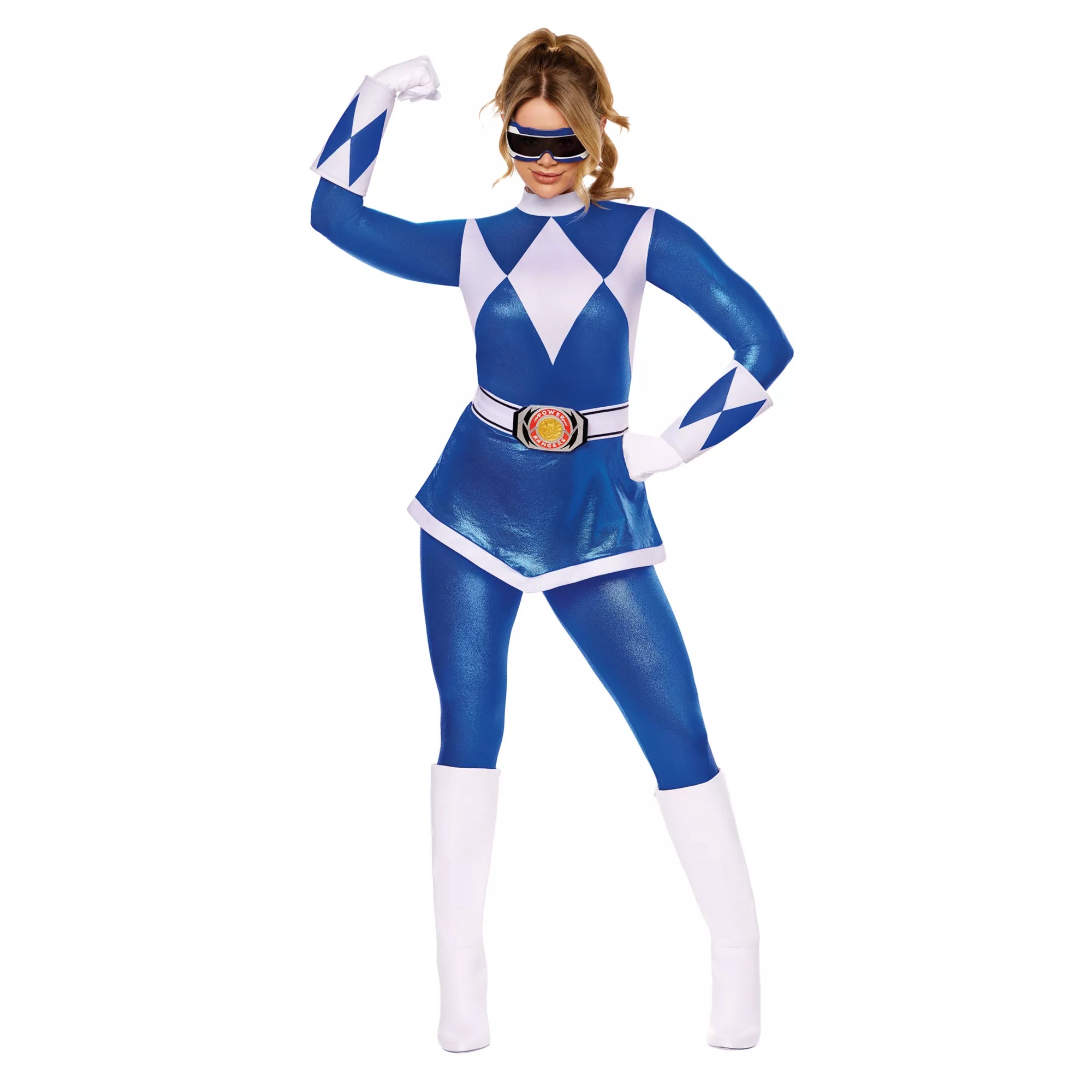 Adult Blue Power Ranger Costume - Mighty Morphin Power Rangers