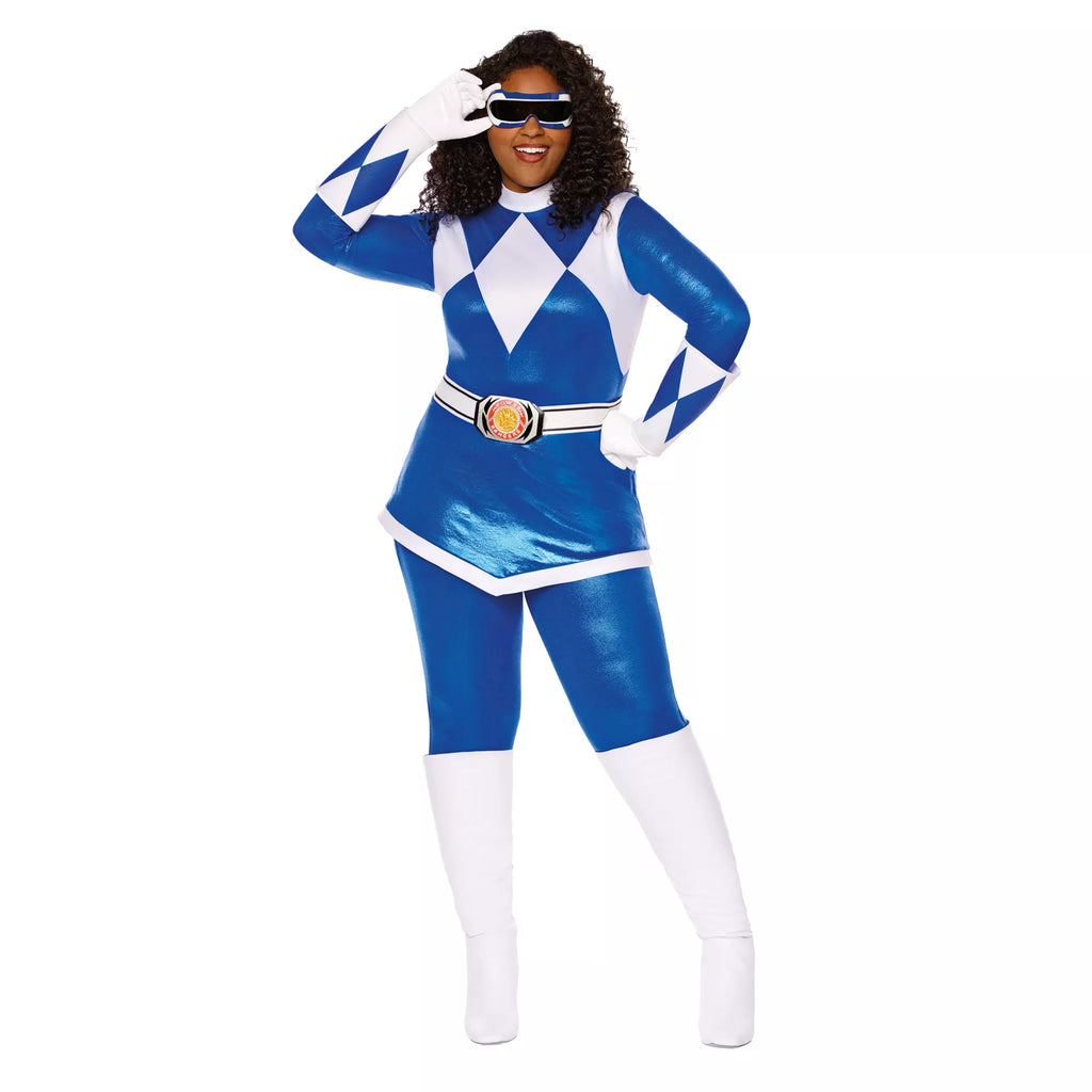 Adult Blue Power Ranger Costume - Mighty Morphin Power Rangers