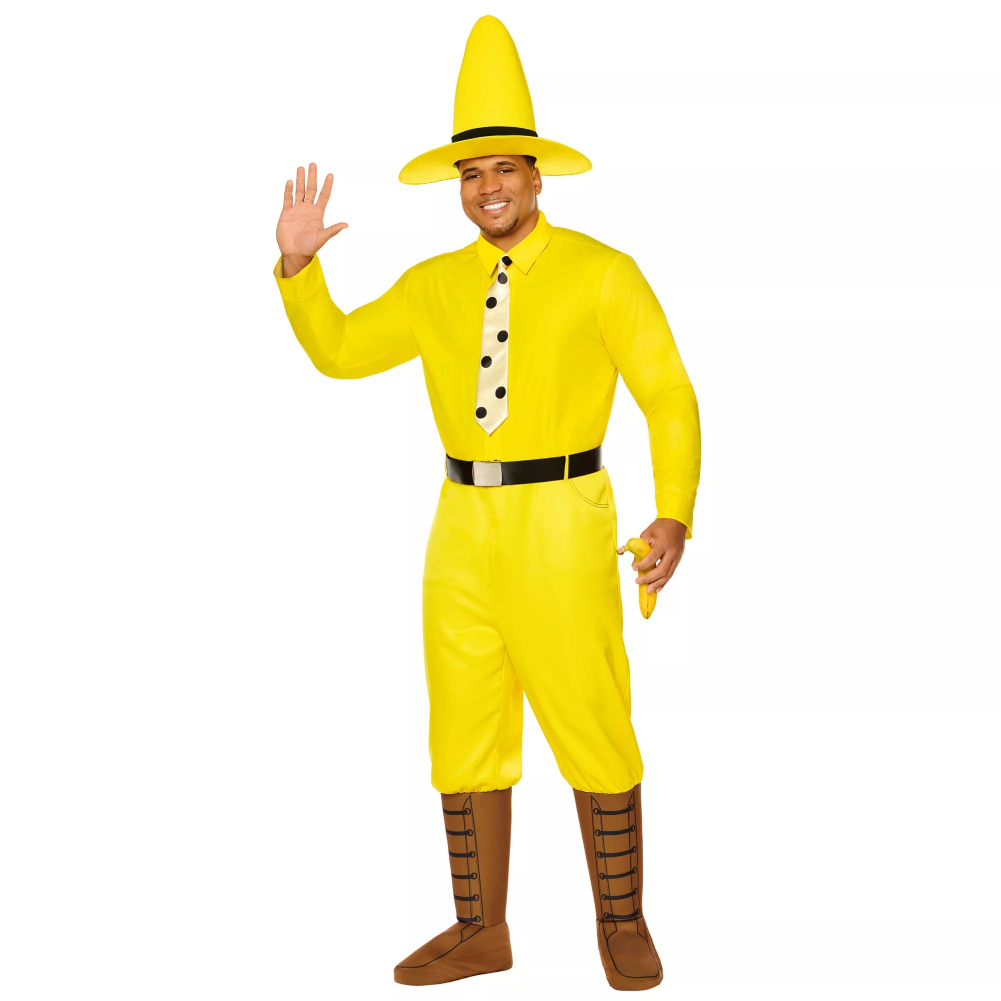 Adult The Man with the Yellow Hat Costume - Curious George