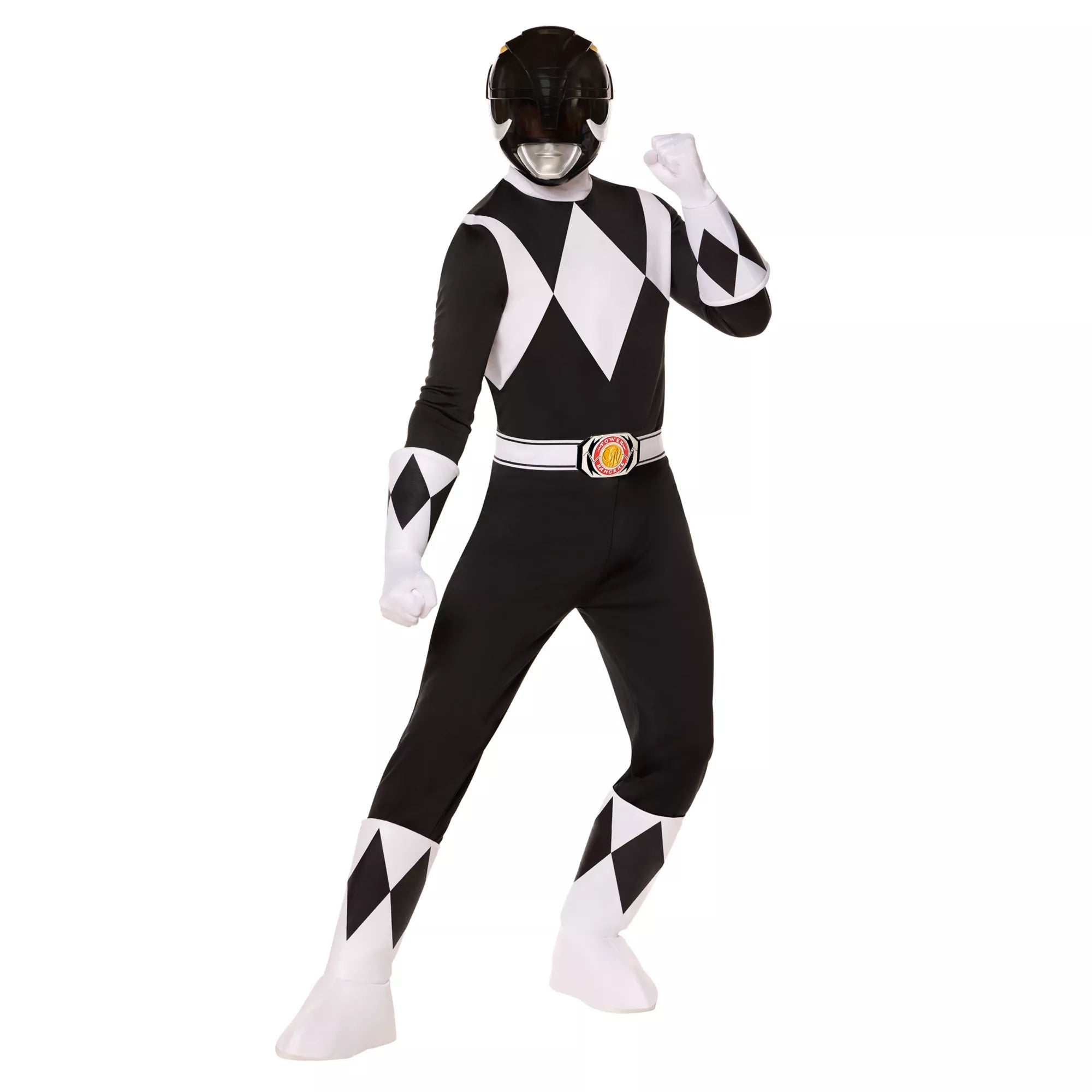 Adult Black Power Ranger Costume -  Mighty Morphin Power Rangers