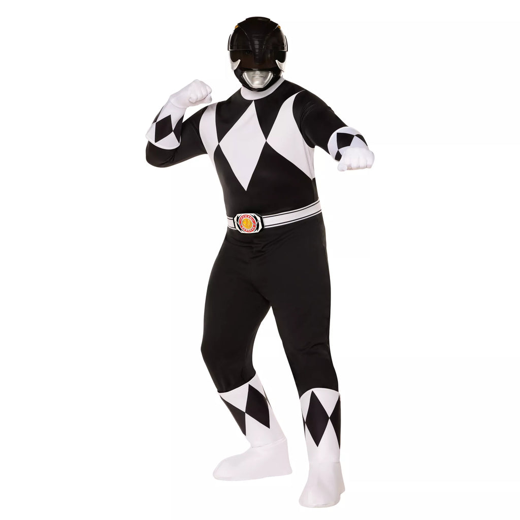 Adult Black Power Ranger Costume -  Mighty Morphin Power Rangers