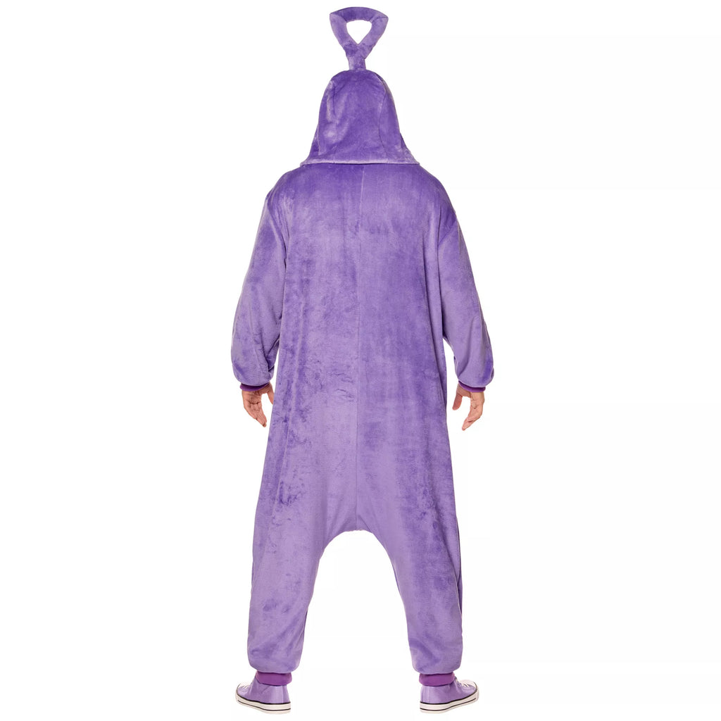 Adult Tinky Winky Jumpsuit Costume -  Teletubbies