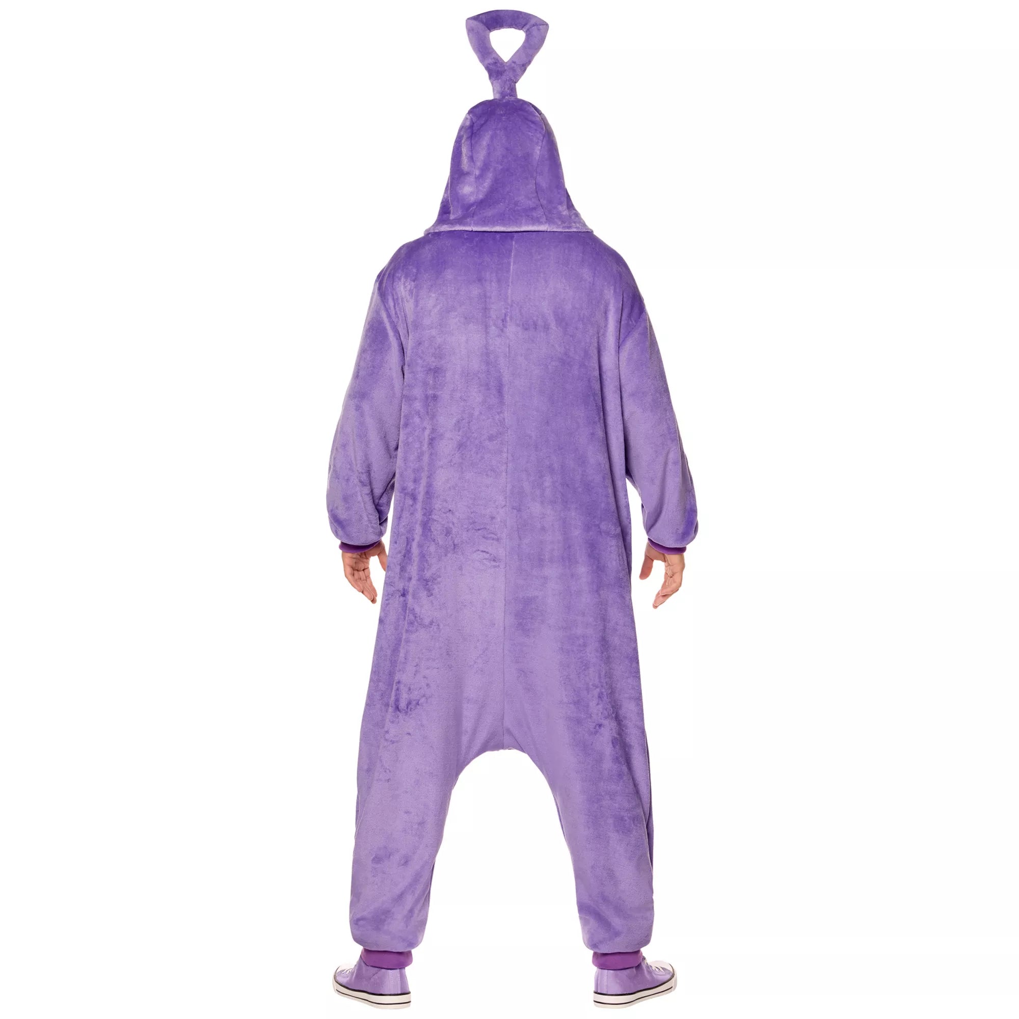 Adult Tinky Winky Jumpsuit Costume -  Teletubbies