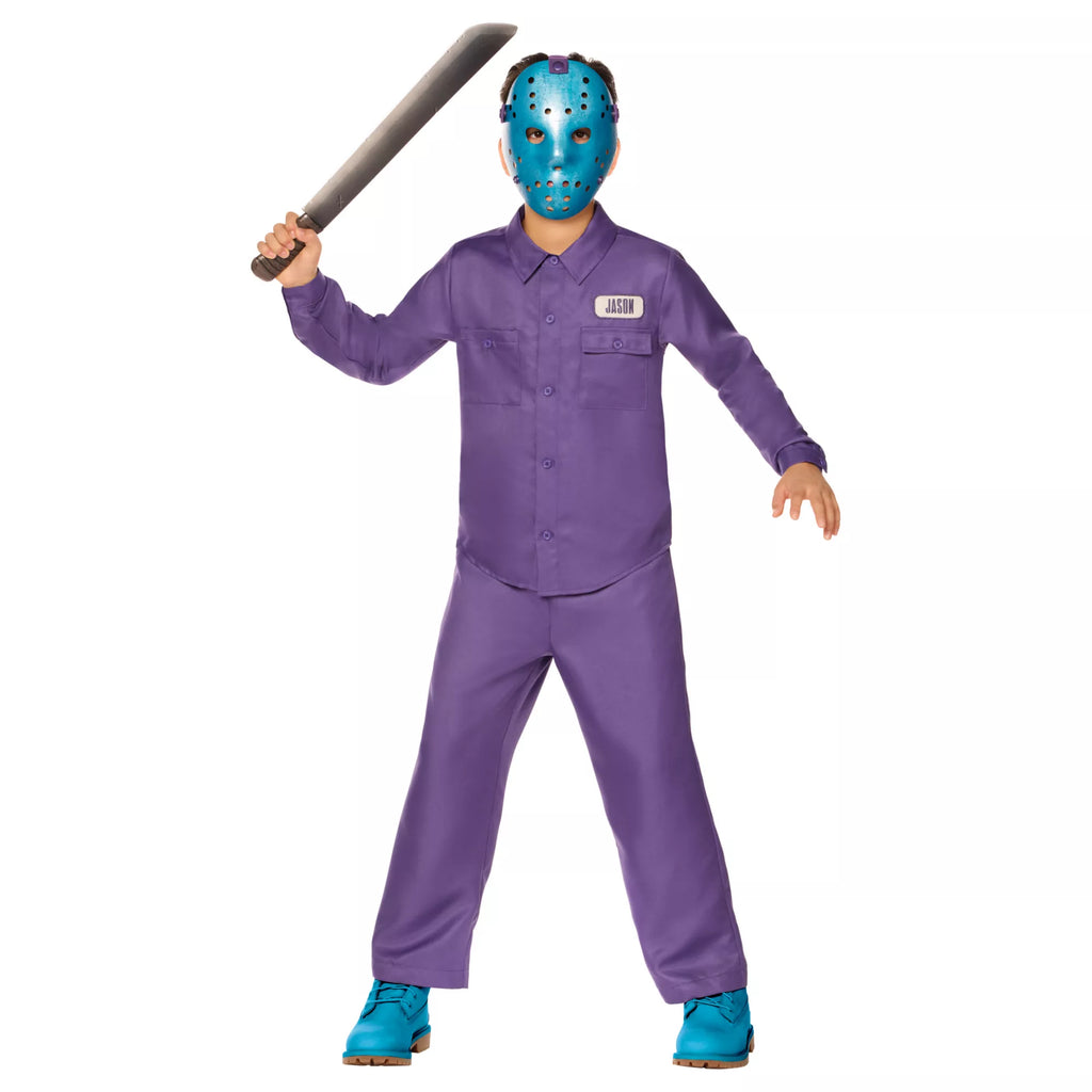 Kids Retro Jason Jumpsuit Costume - Friday the 13th: The Game