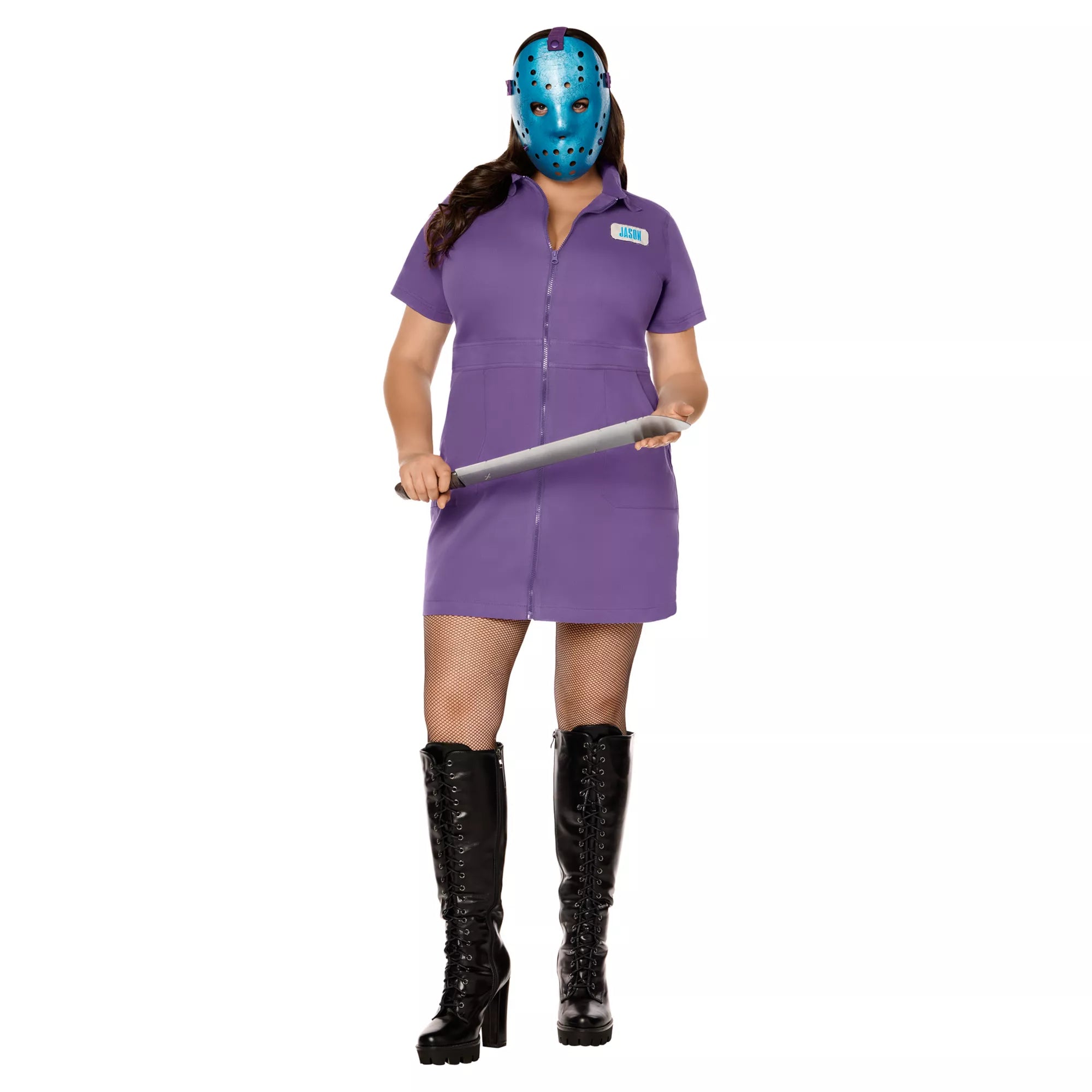 Adult Retro Jason Utility Dress Costume - Friday the 13th The Game