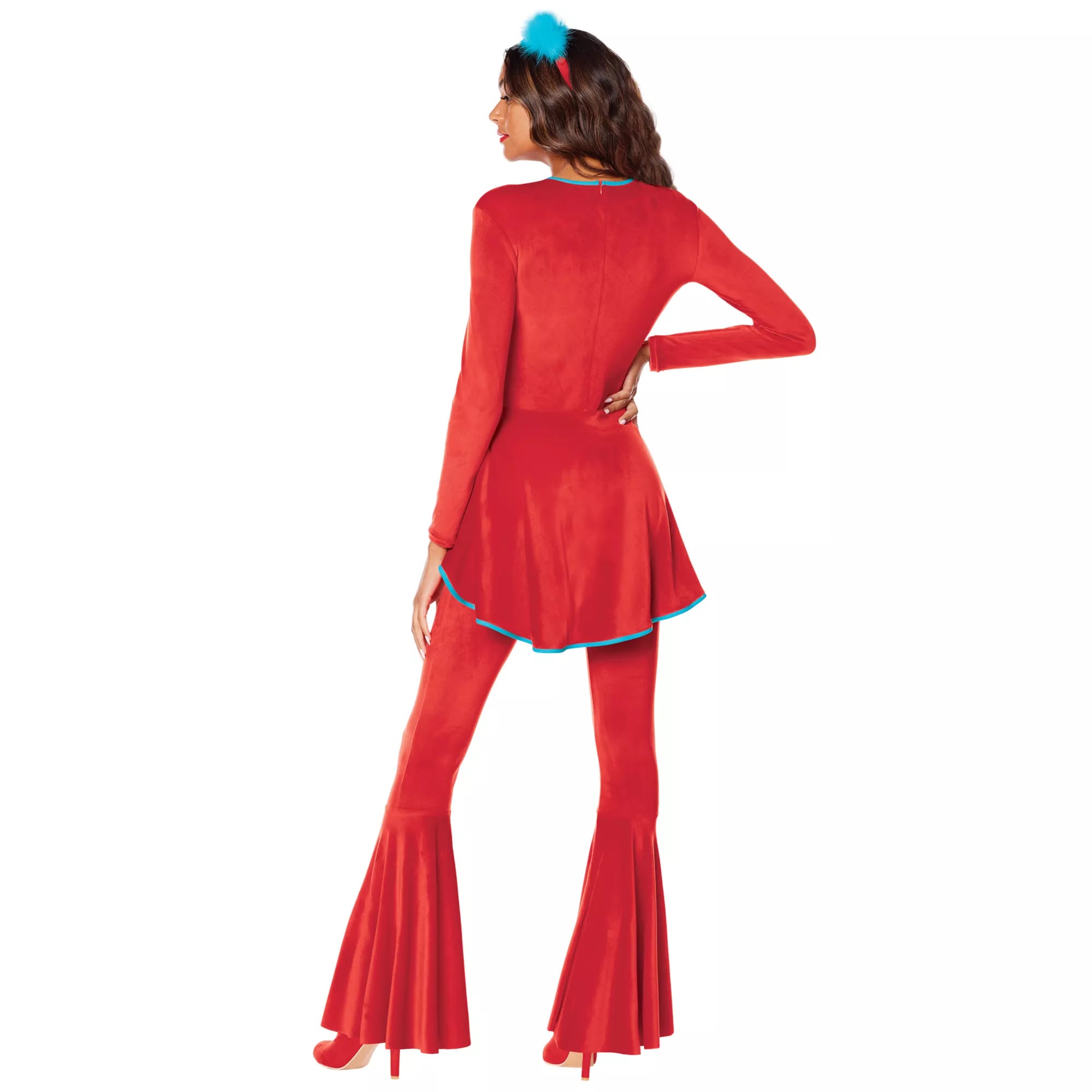 Adult Thing 1 and Thing 2 Bell Bottom Costume - Dr. Seuss