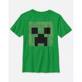 Kids Green Creeper T Shirt - Minecraft