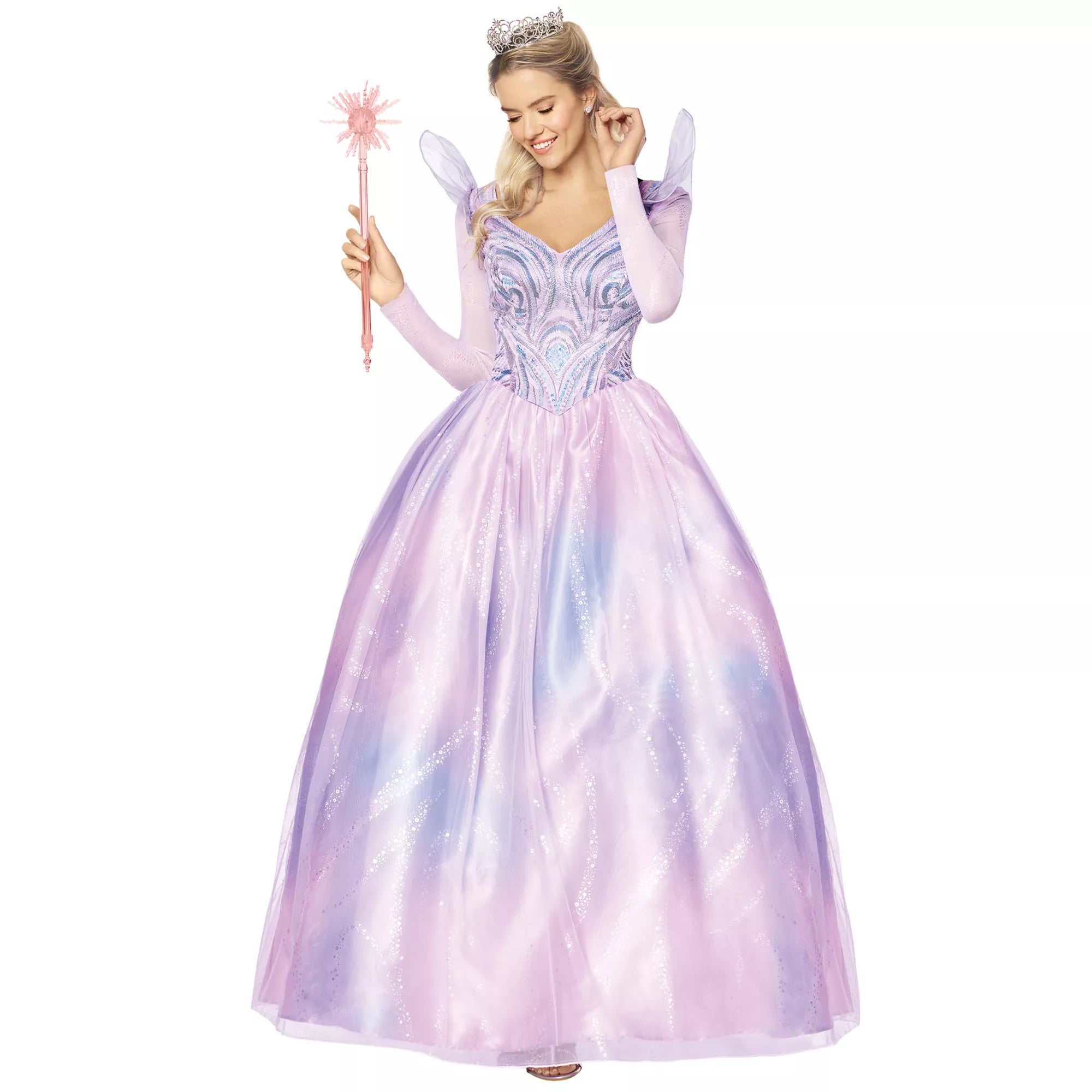 Adult Glinda Blue Dress Costume -  Wicked: For Good