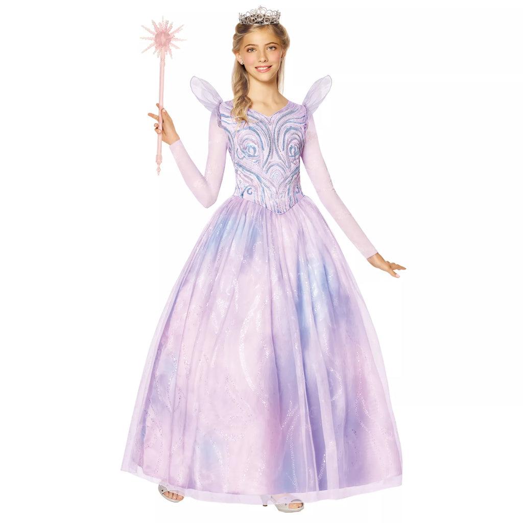 Kids Glinda Blue Dress Costume -  Wicked: For Good