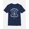 Kids Percy Jackson Camp Half-Blood Poseidon Cabin III Navy T Shirt