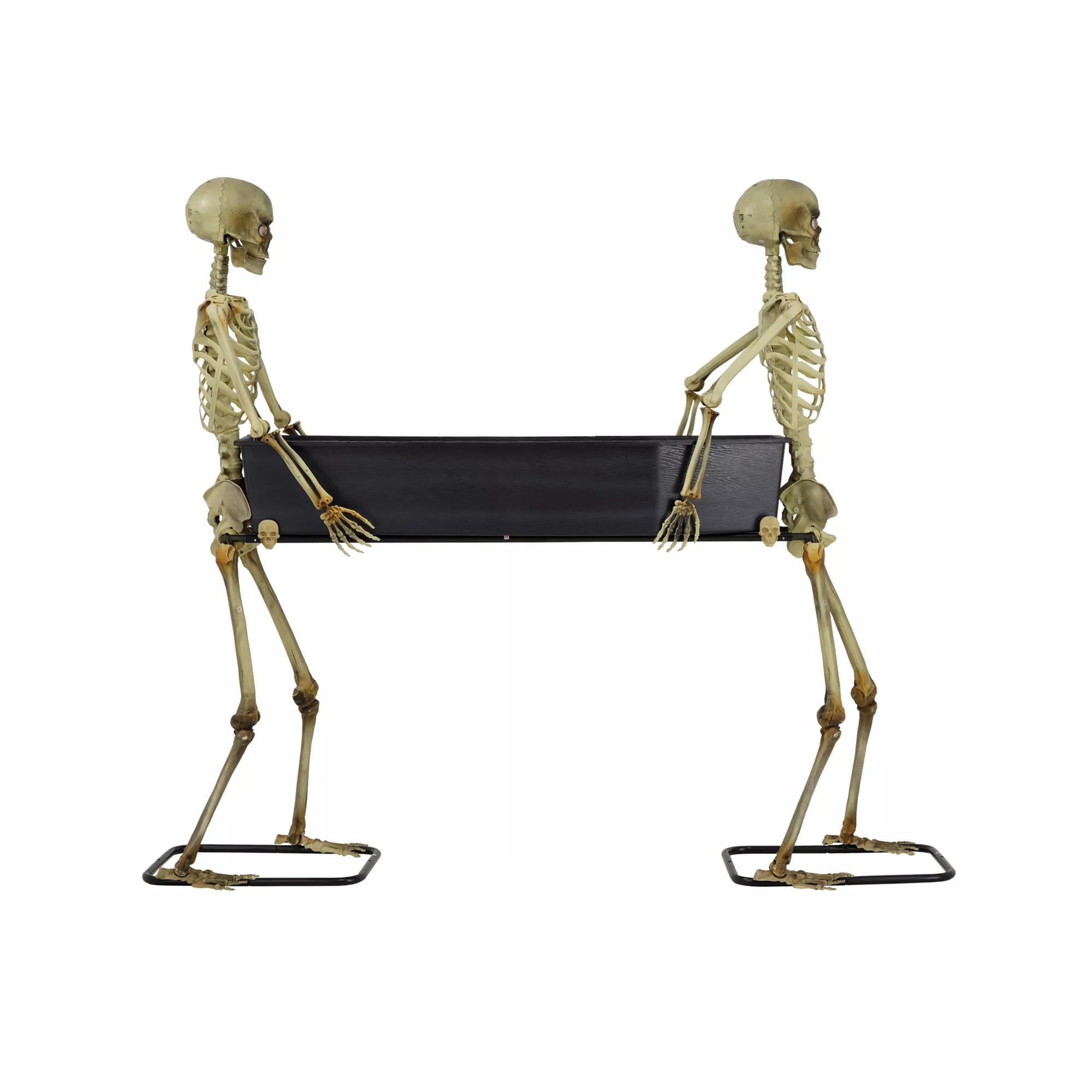 5 Ft LED Skeletons with Coffin