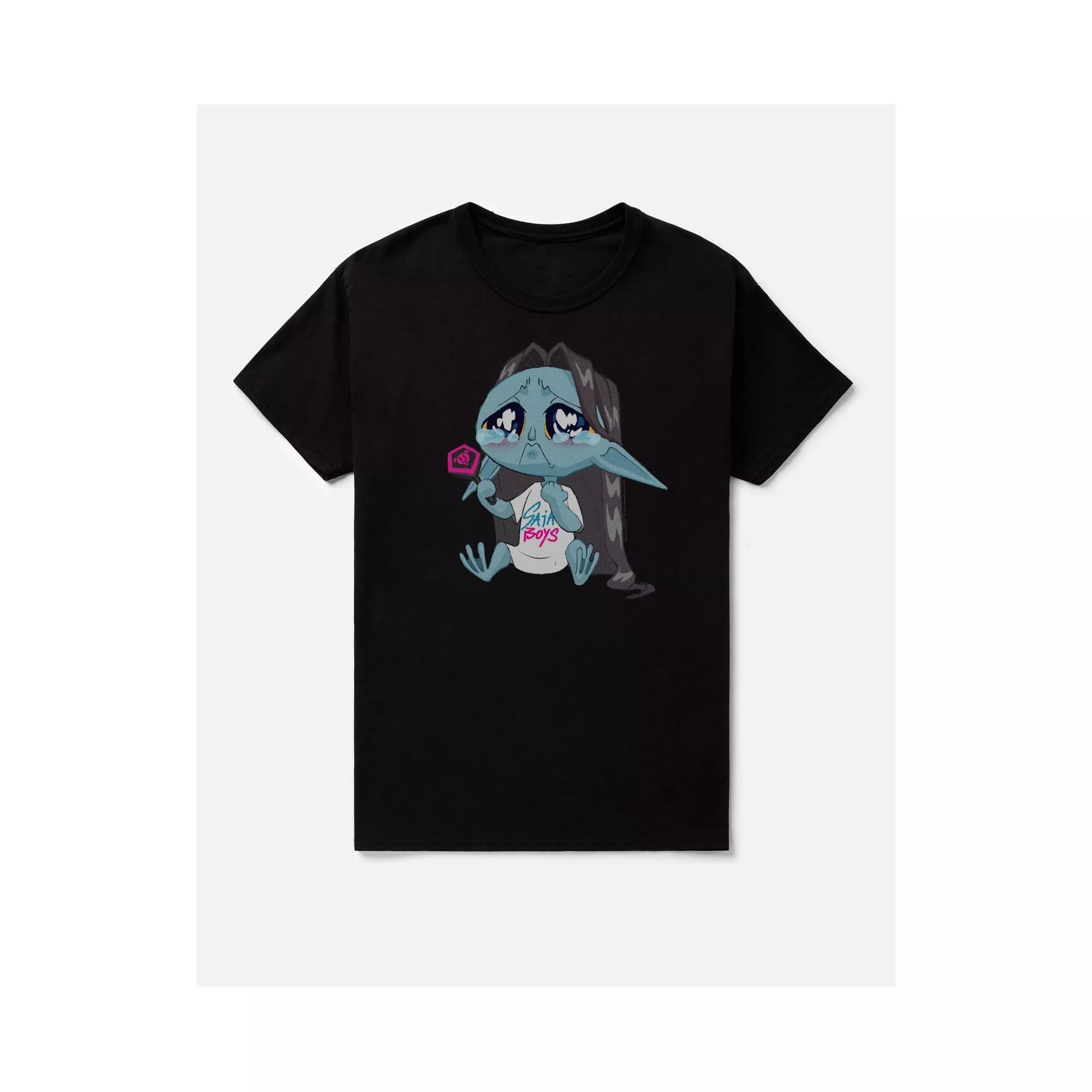 Chibi Crying Saja Boys Demon Fan T Shirt – KPop Demon Hunters
