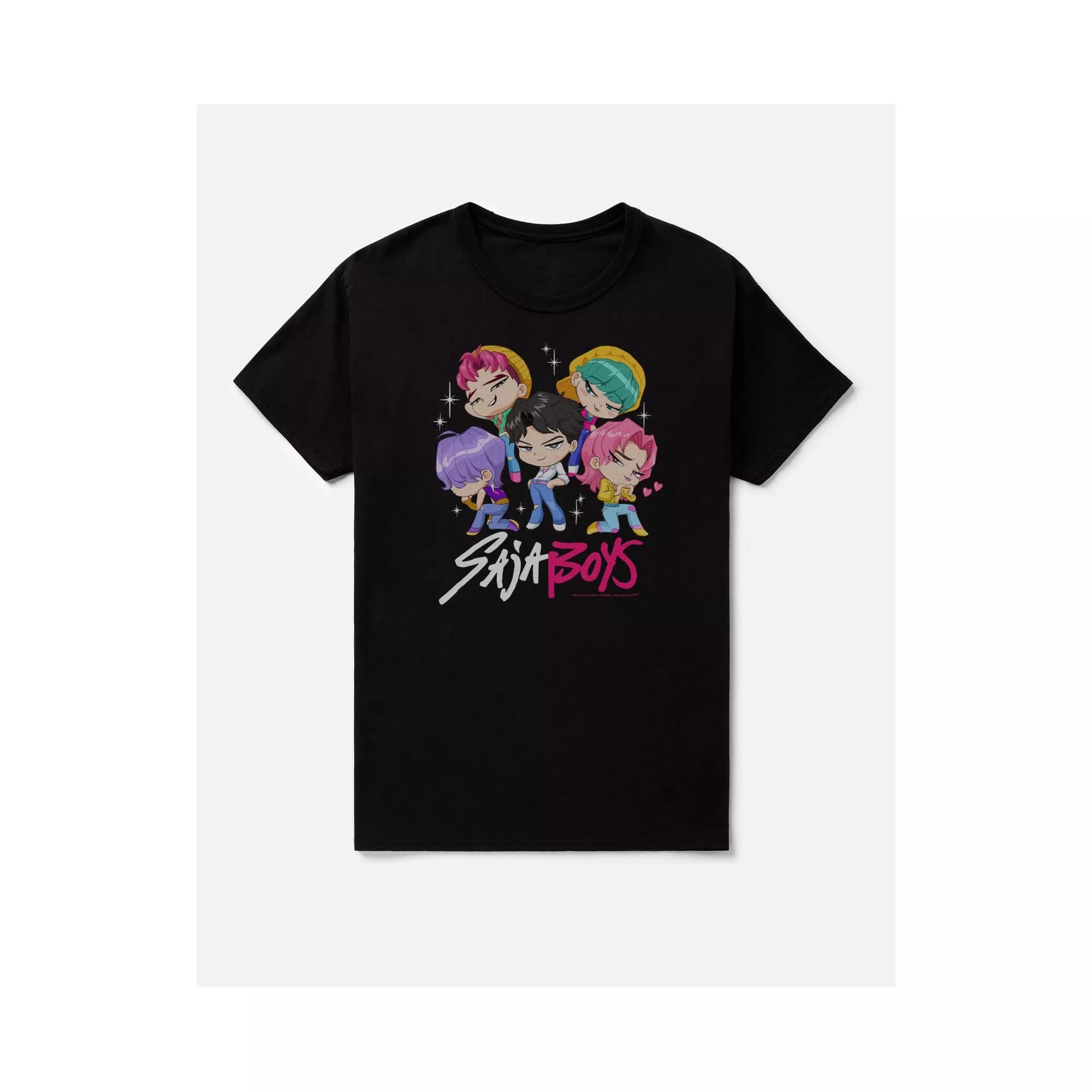 Saja Boys Chibi Group T Shirt - KPop Demon Hunters