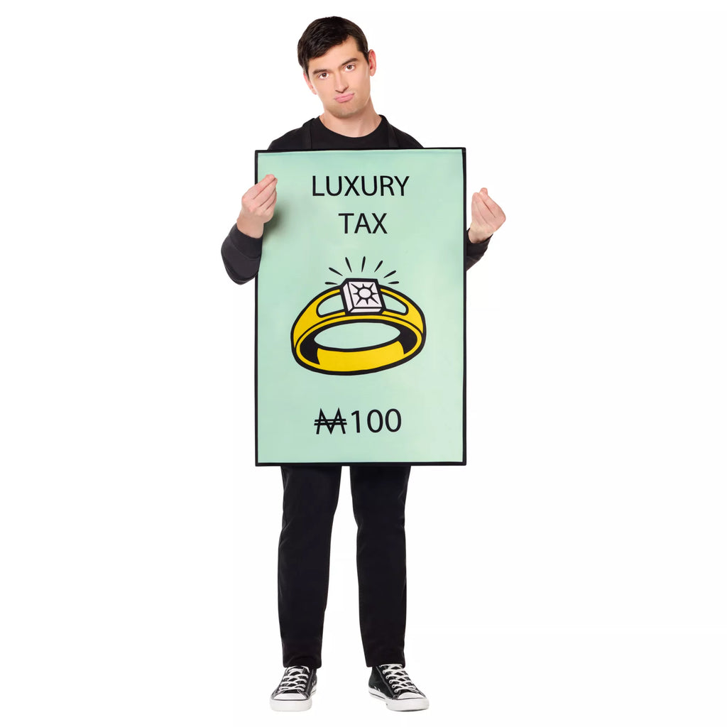 Adult 4-in-1 Monopoly Cards Costume