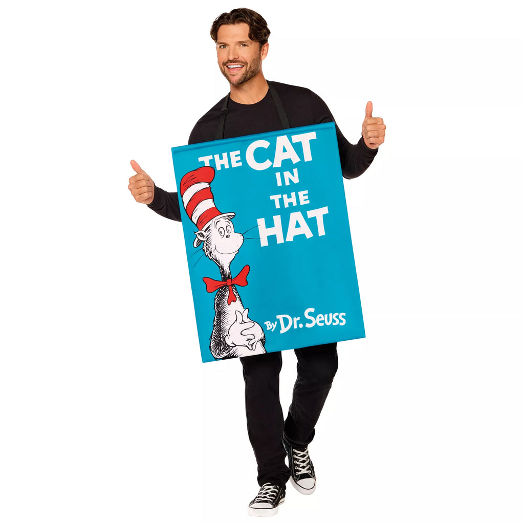 Adult 4-in-1 Book Covers 3D Costumes - Dr. Seuss