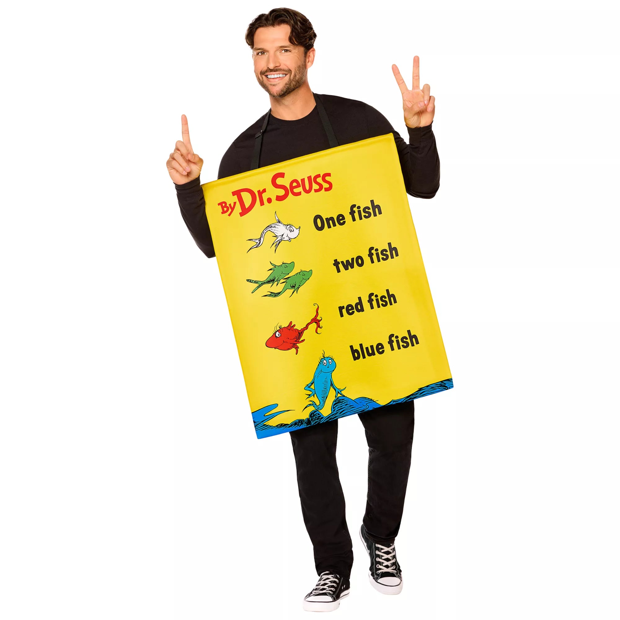 Adult 4-in-1 Book Covers 3D Costumes - Dr. Seuss