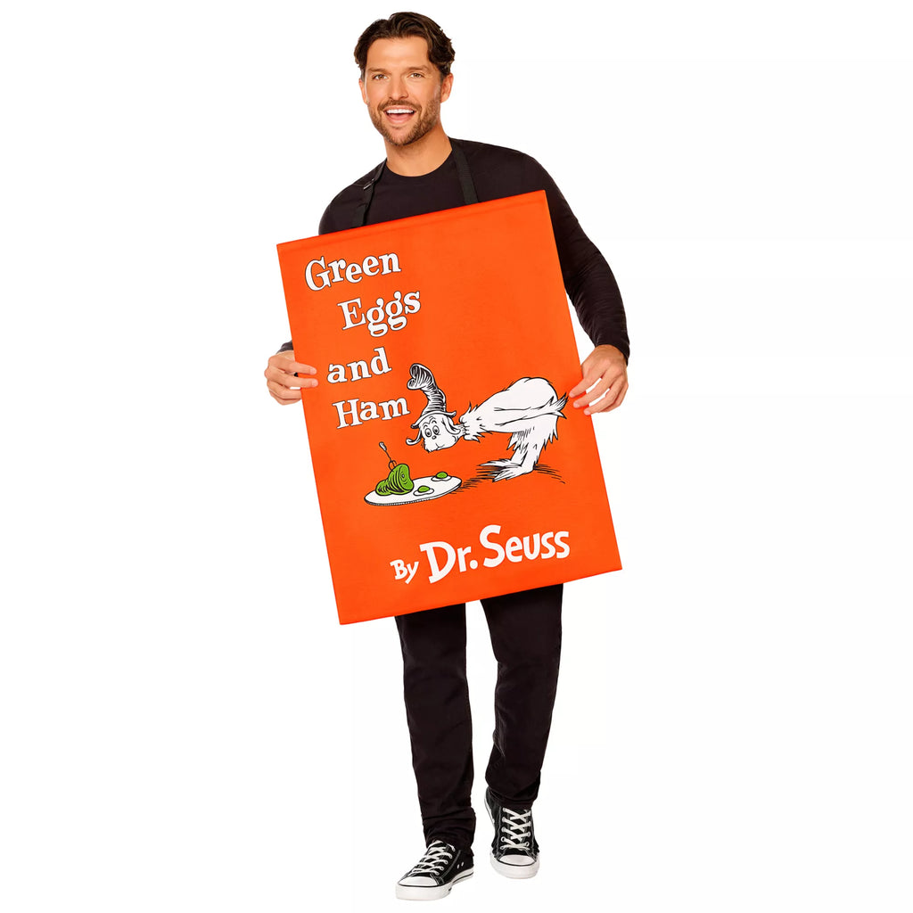 Adult 4-in-1 Book Covers 3D Costumes - Dr. Seuss