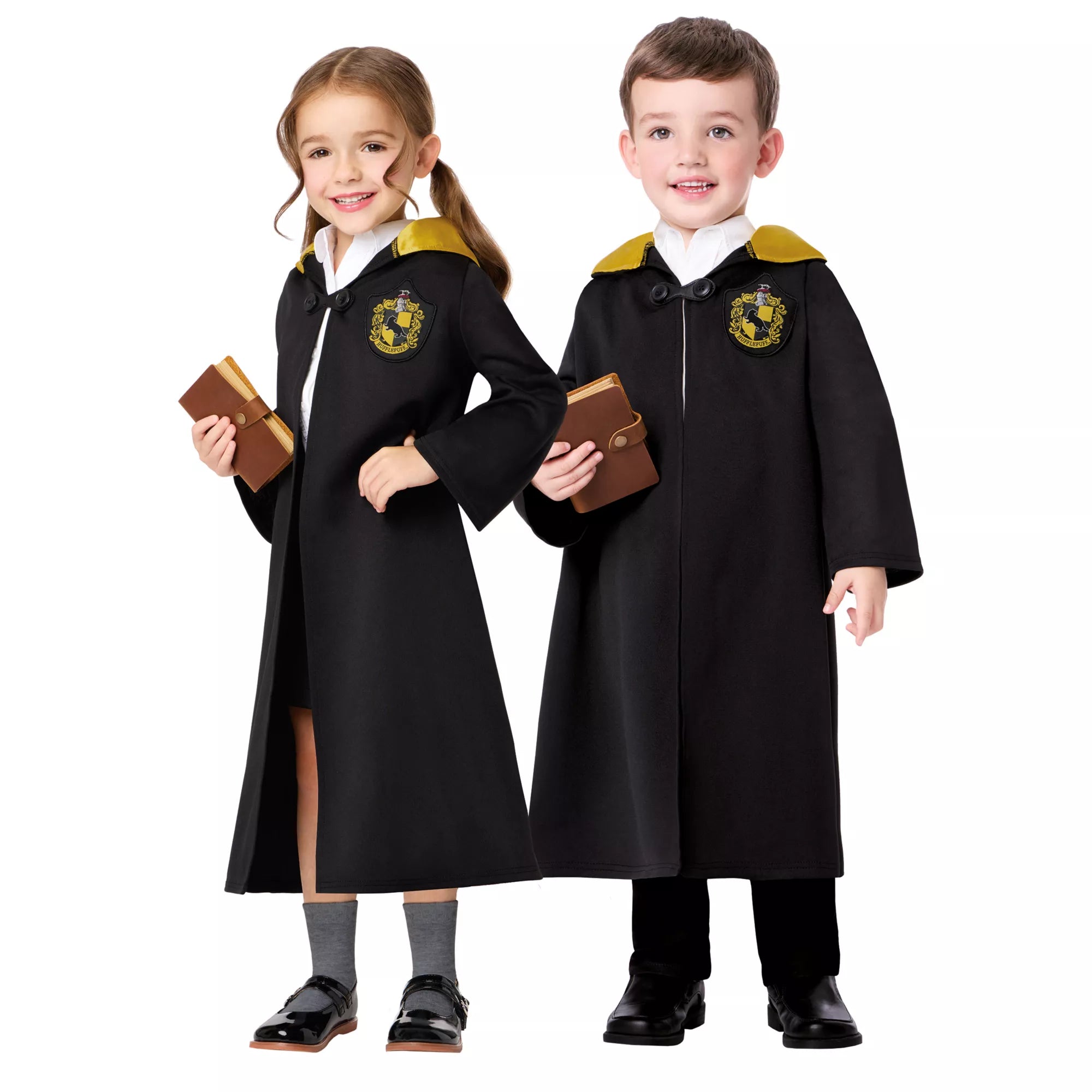 Toddler Hufflepuff Hooded Robe Costume - Harry Potter