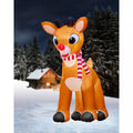15 Ft Light-Up Rudolph Inflatable Decoration - Rudolph the Red-Nosed Reindeer
