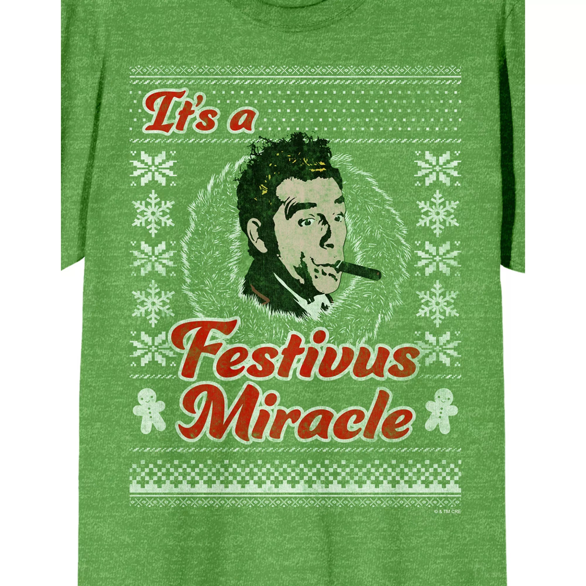 Kramer It's a Festivus Miracle  T Shirt - Seinfeld