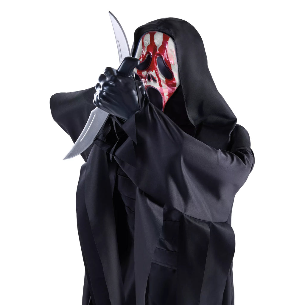 6 Ft 8 In Ghost Face Animatronic